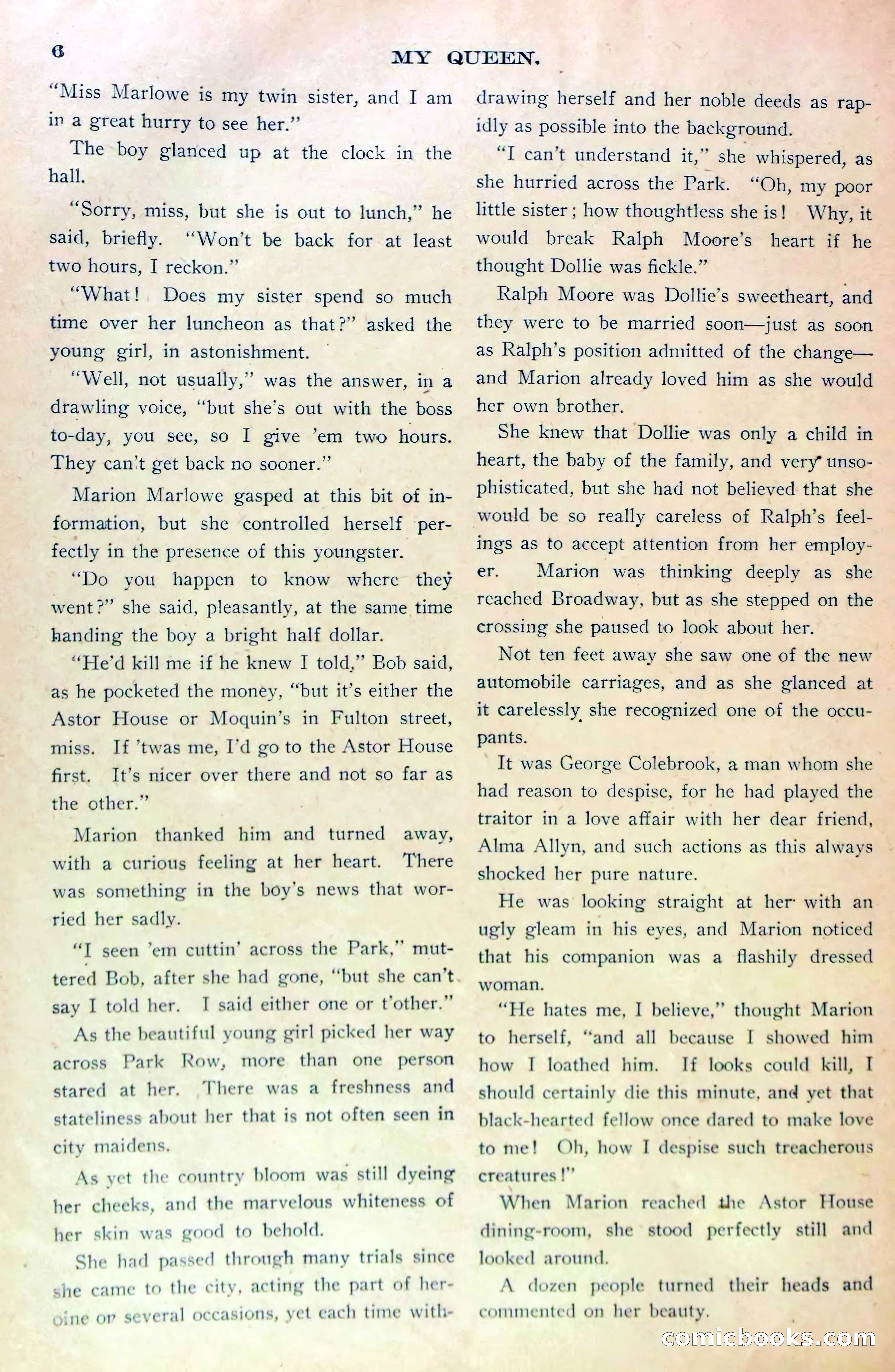 Marion Marlowe's Noble Work, or, The Tragedy at the Hospital — page 8 of 38