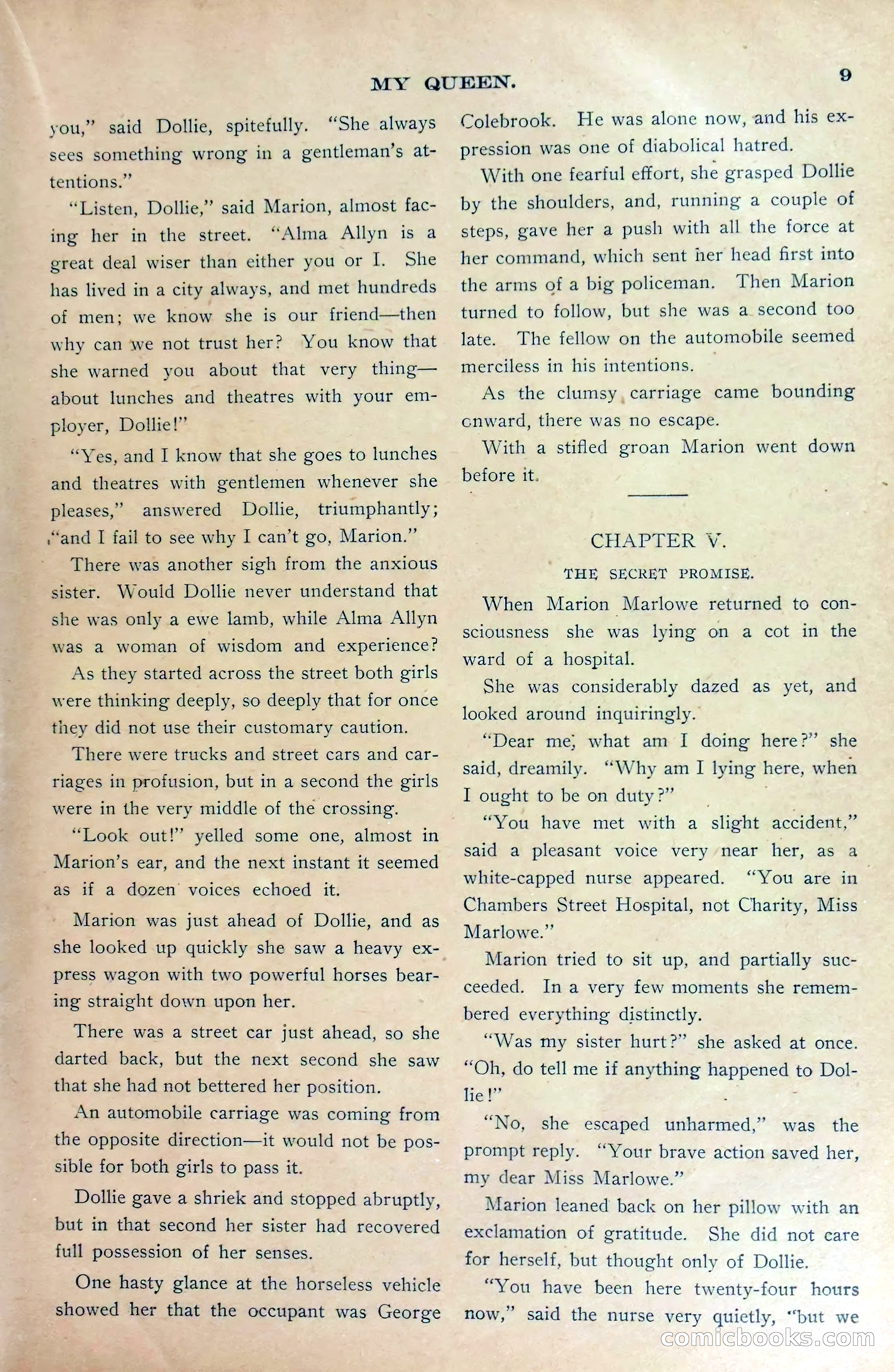 Marion Marlowe's Noble Work, or, The Tragedy at the Hospital — page 11 of 38