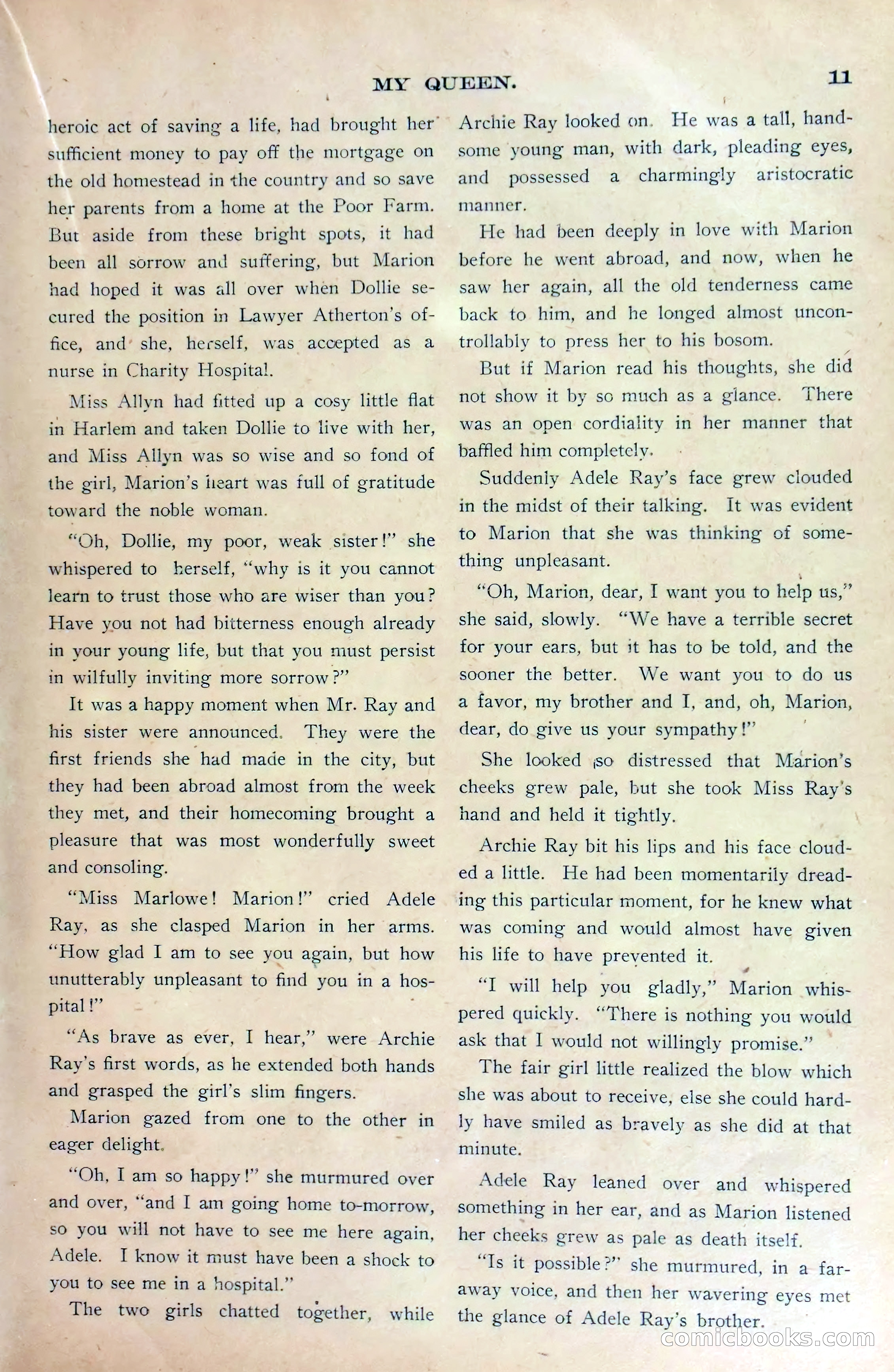 Marion Marlowe's Noble Work, or, The Tragedy at the Hospital — page 13 of 38