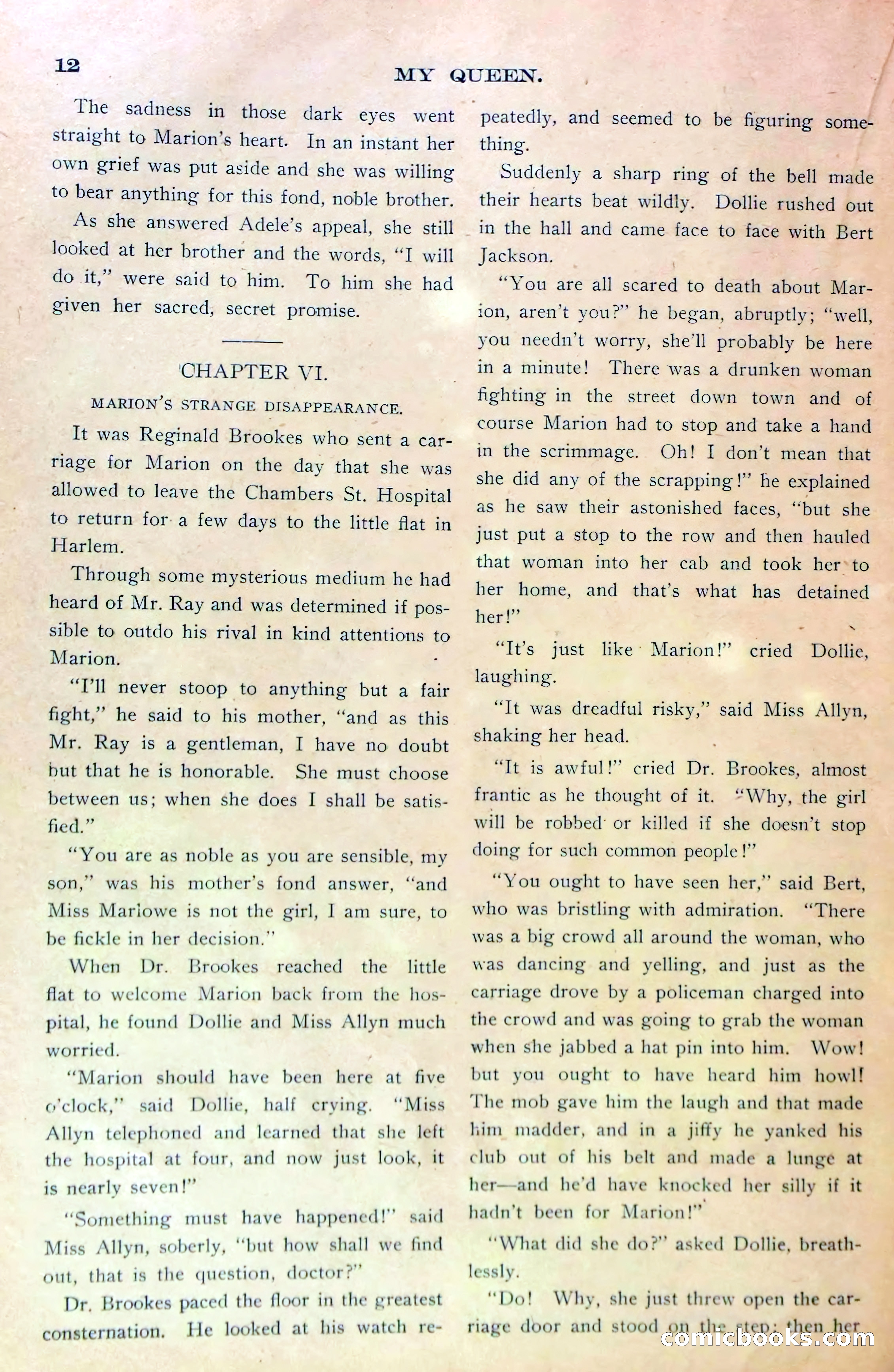 Marion Marlowe's Noble Work, or, The Tragedy at the Hospital — page 14 of 38