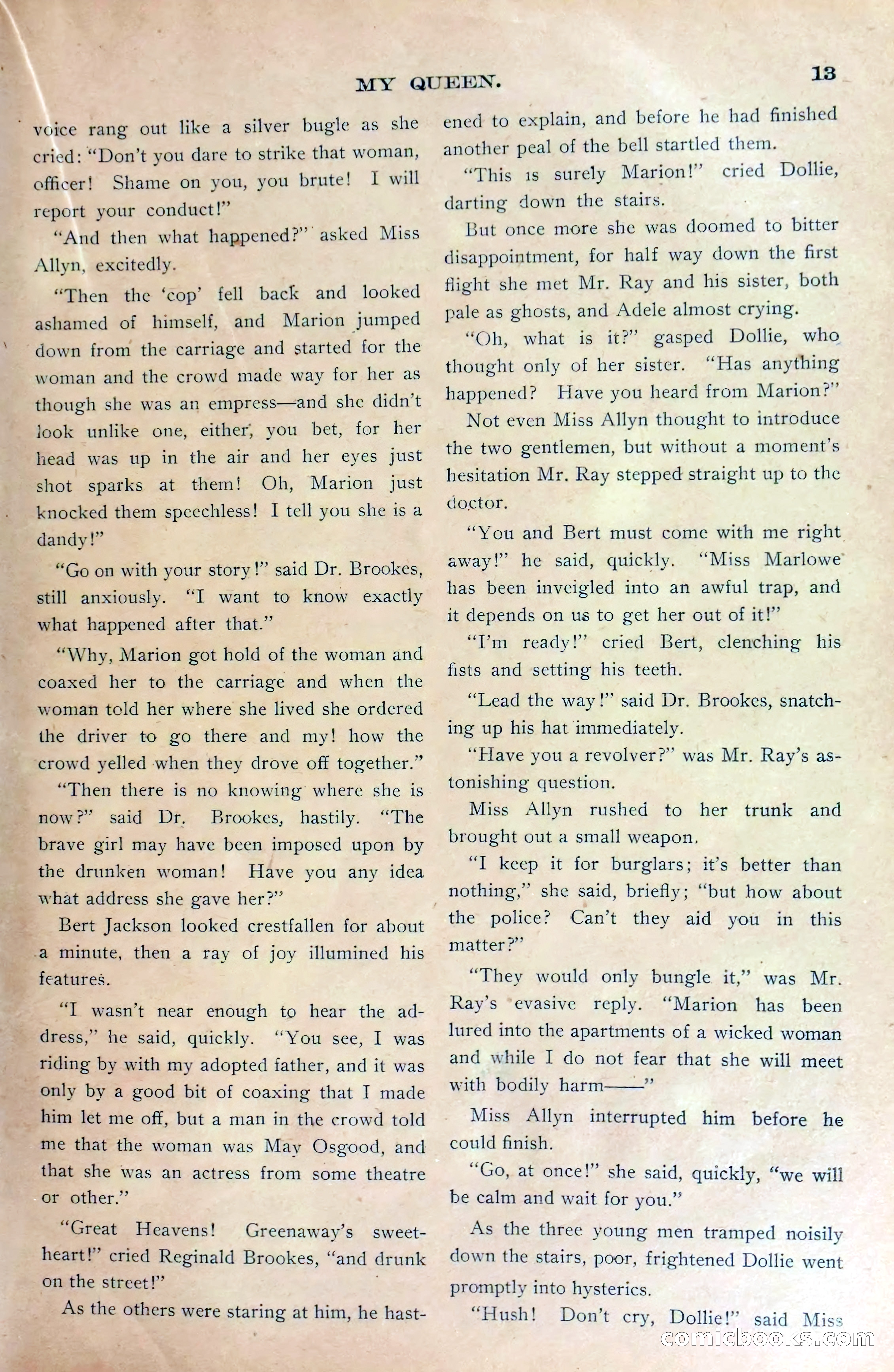 Marion Marlowe's Noble Work, or, The Tragedy at the Hospital — page 15 of 38