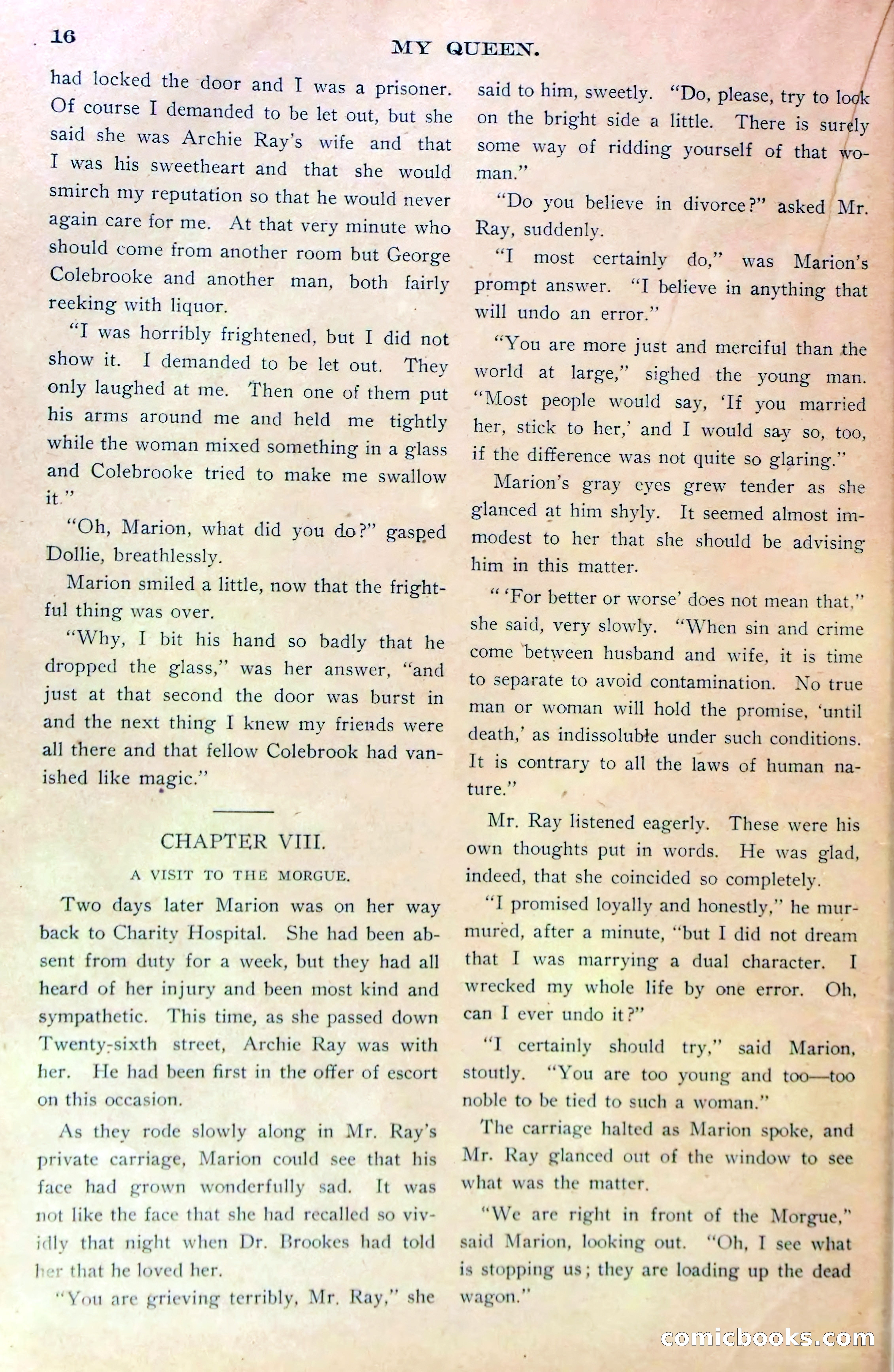Marion Marlowe's Noble Work, or, The Tragedy at the Hospital — page 18 of 38