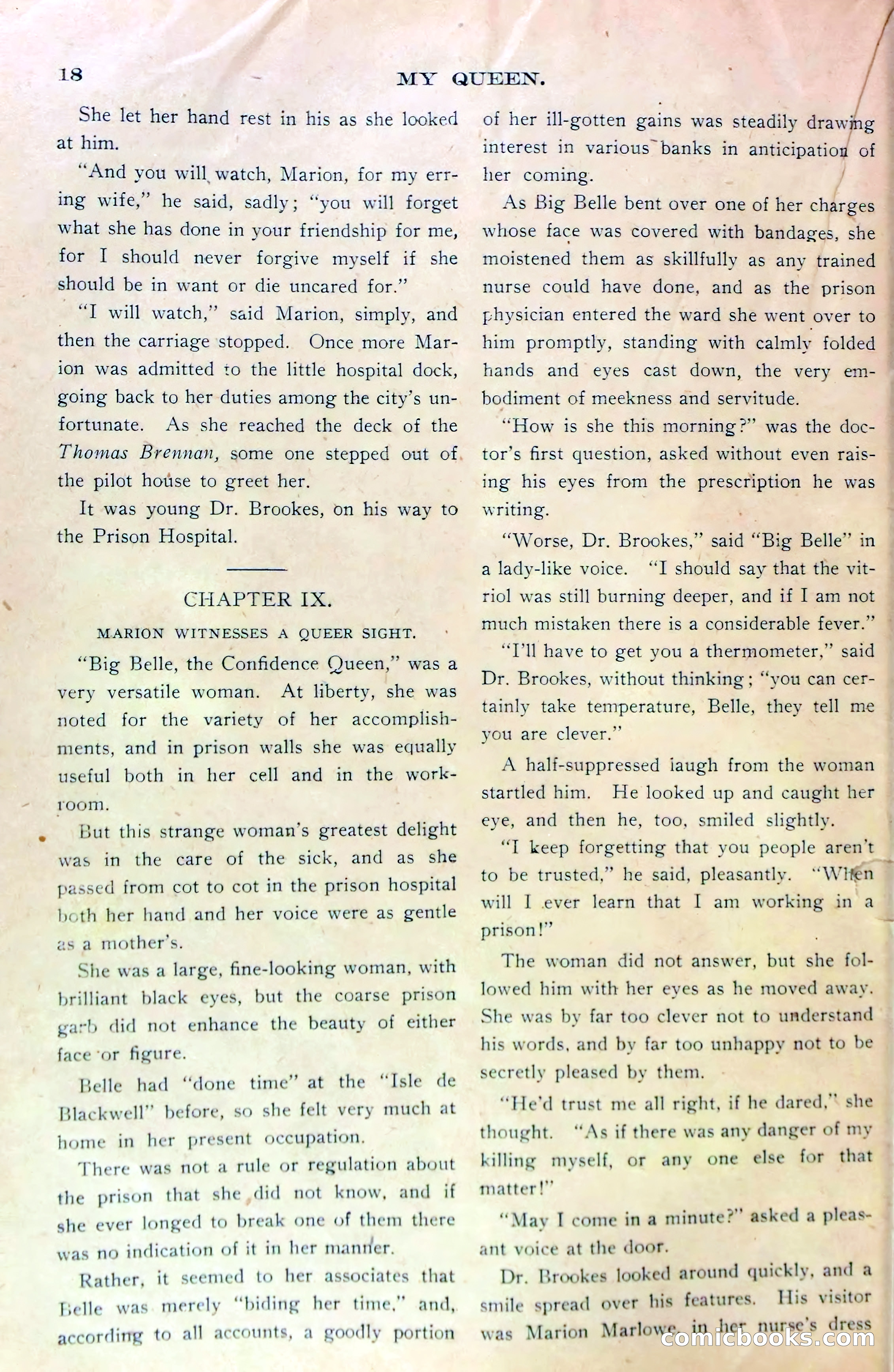 Marion Marlowe's Noble Work, or, The Tragedy at the Hospital — page 20 of 38