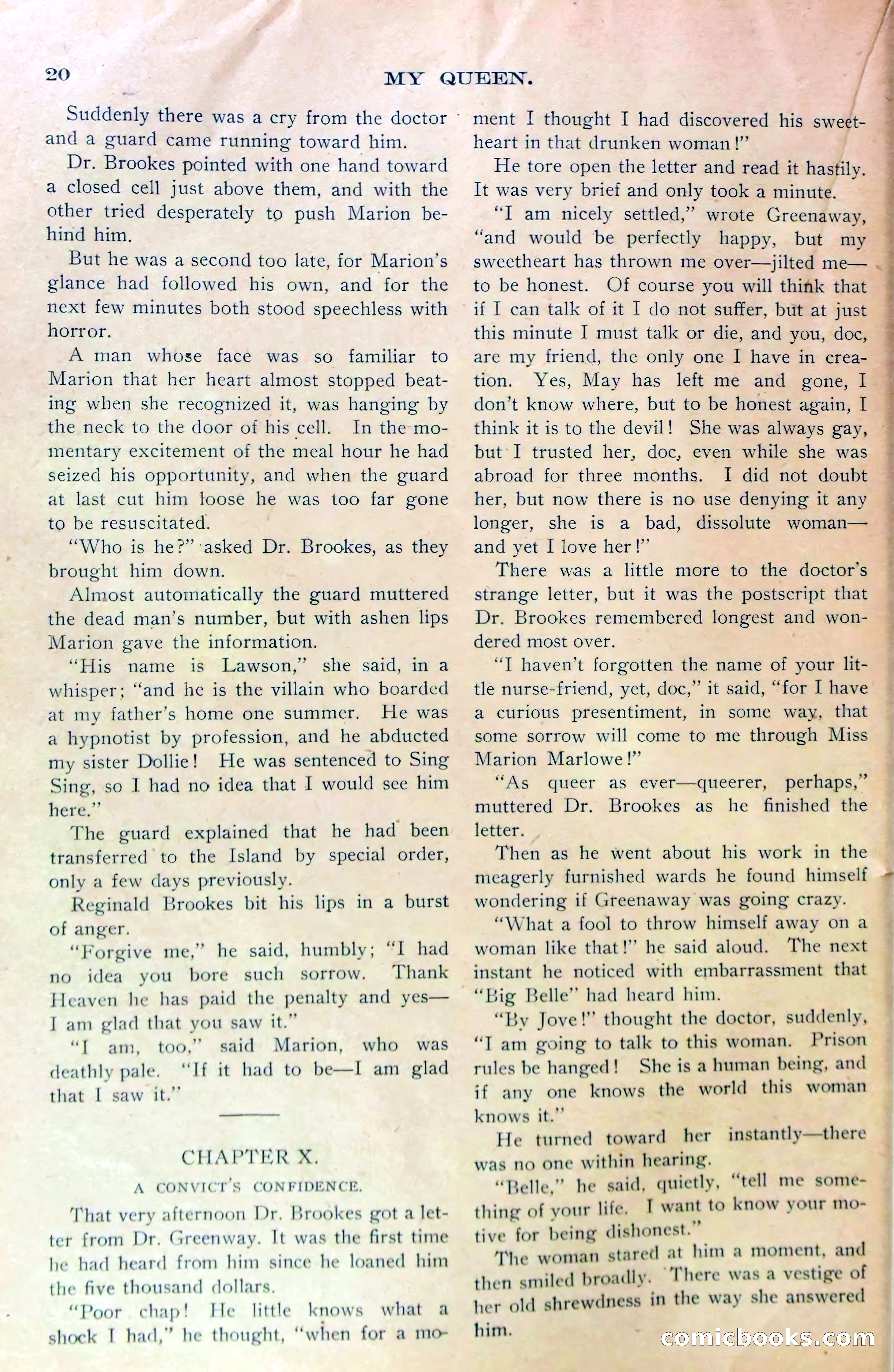 Marion Marlowe's Noble Work, or, The Tragedy at the Hospital — page 22 of 38