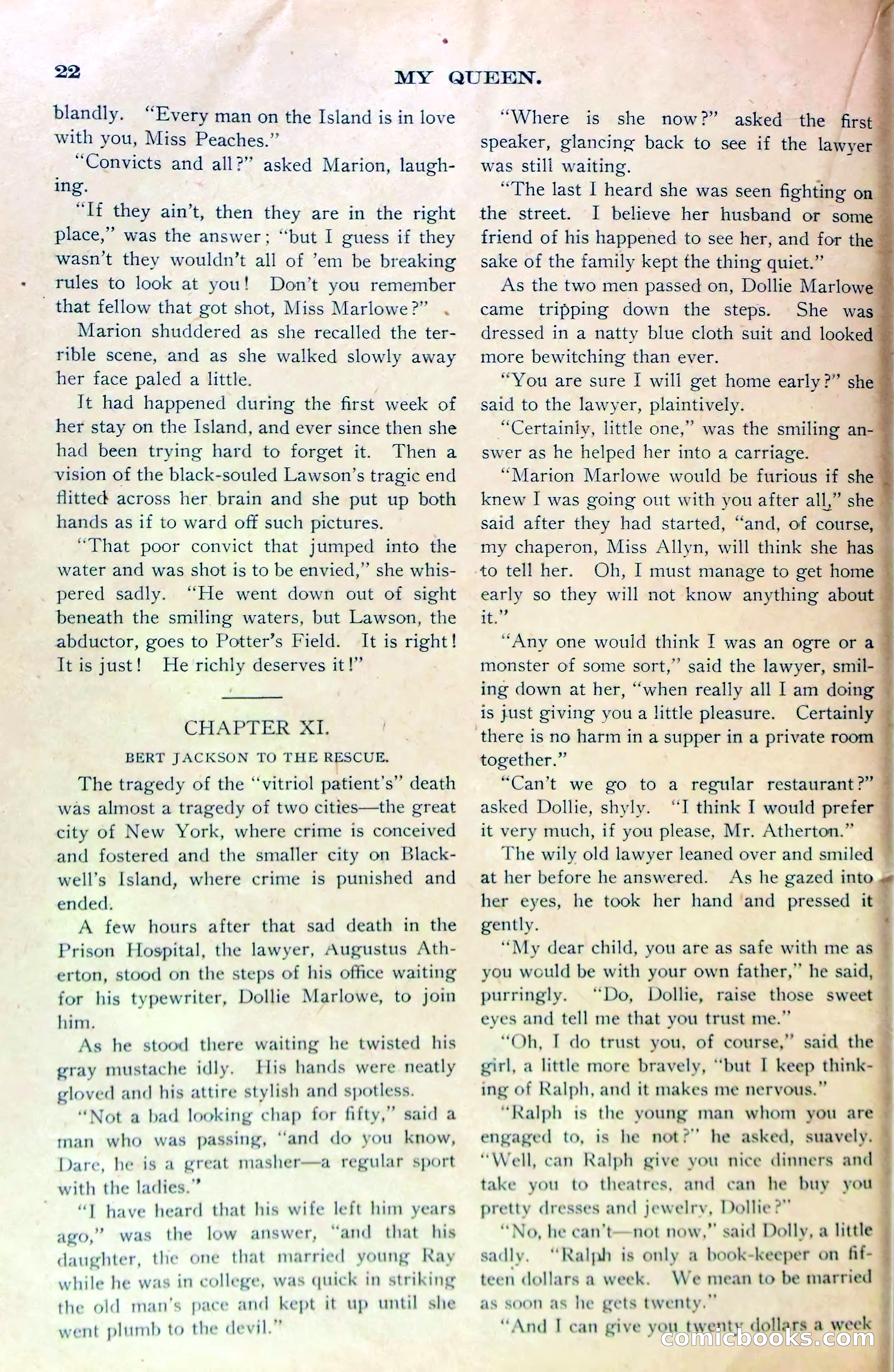 Marion Marlowe's Noble Work, or, The Tragedy at the Hospital — page 24 of 38