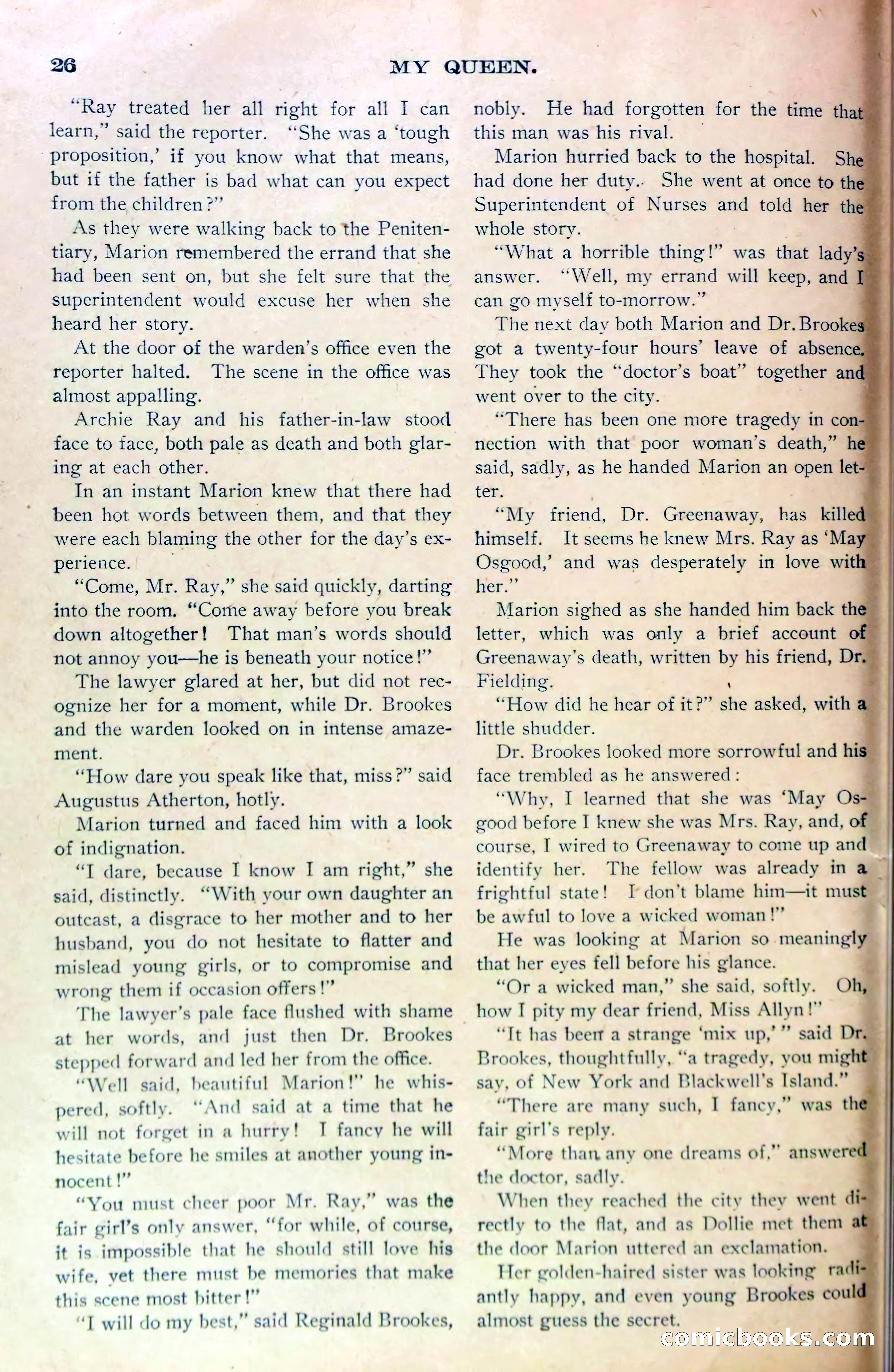 Marion Marlowe's Noble Work, or, The Tragedy at the Hospital — page 28 of 38