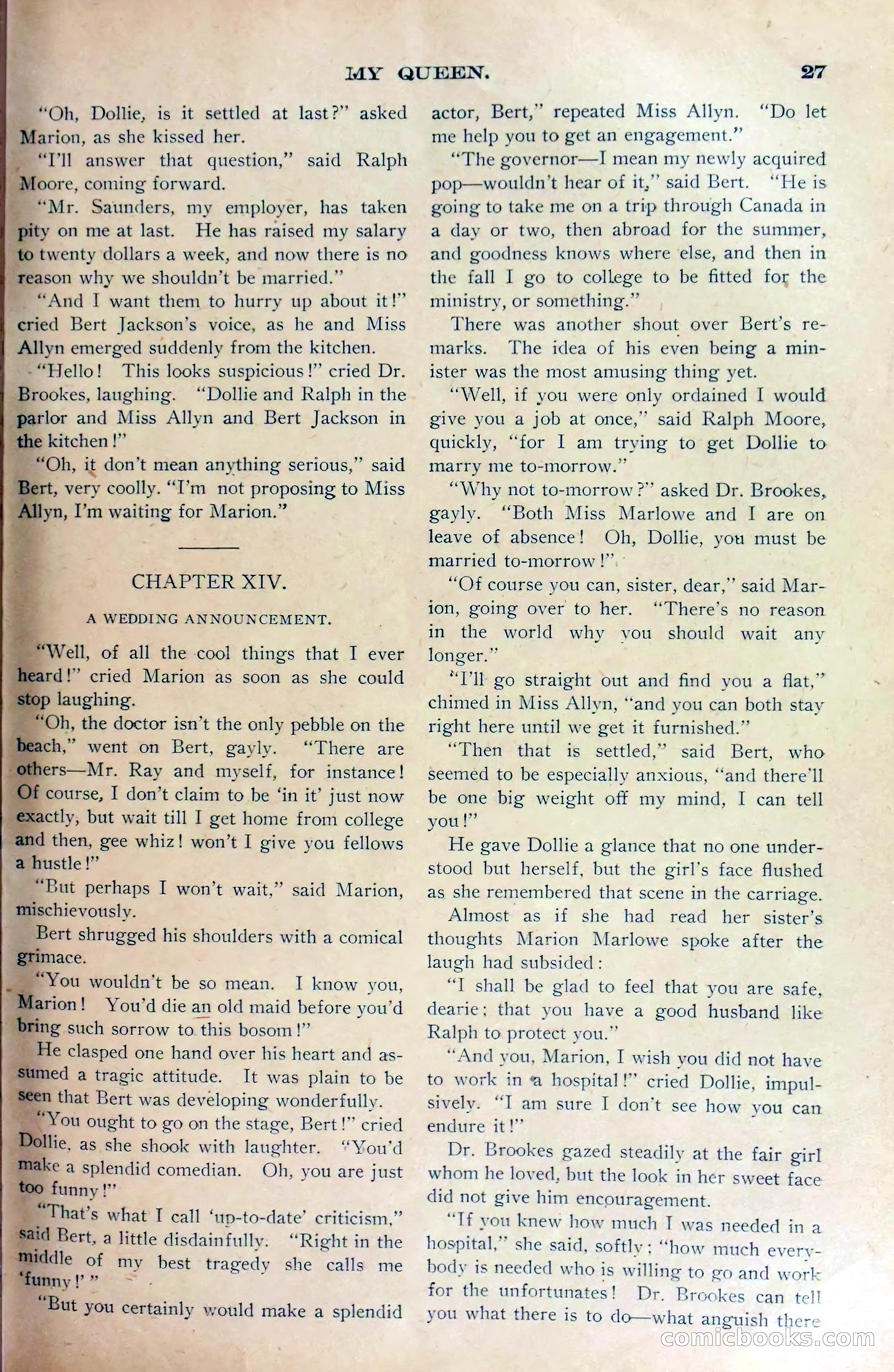 Marion Marlowe's Noble Work, or, The Tragedy at the Hospital — page 29 of 38