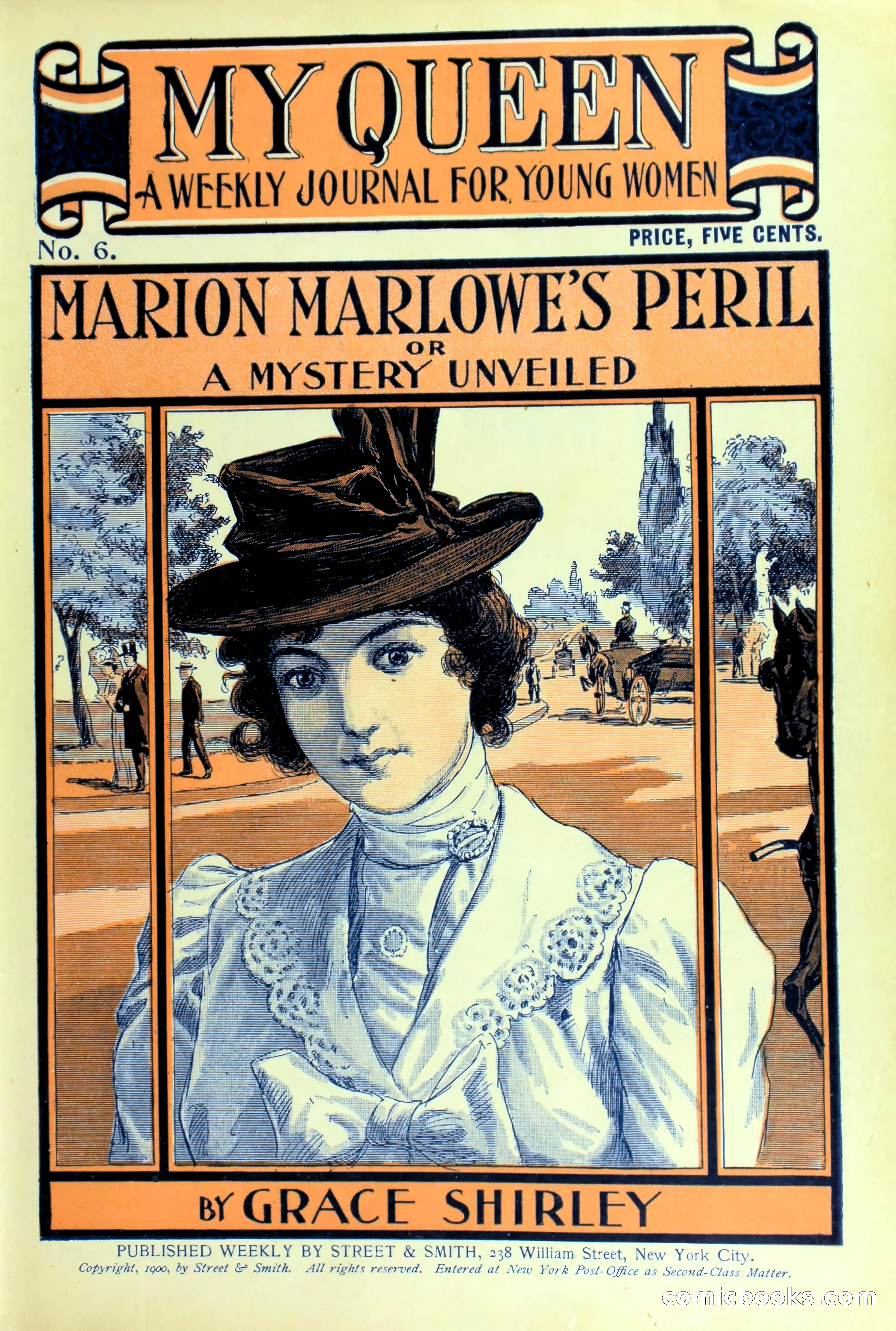 Marion Marlowe's Peril, or, A Mystery Unveiled