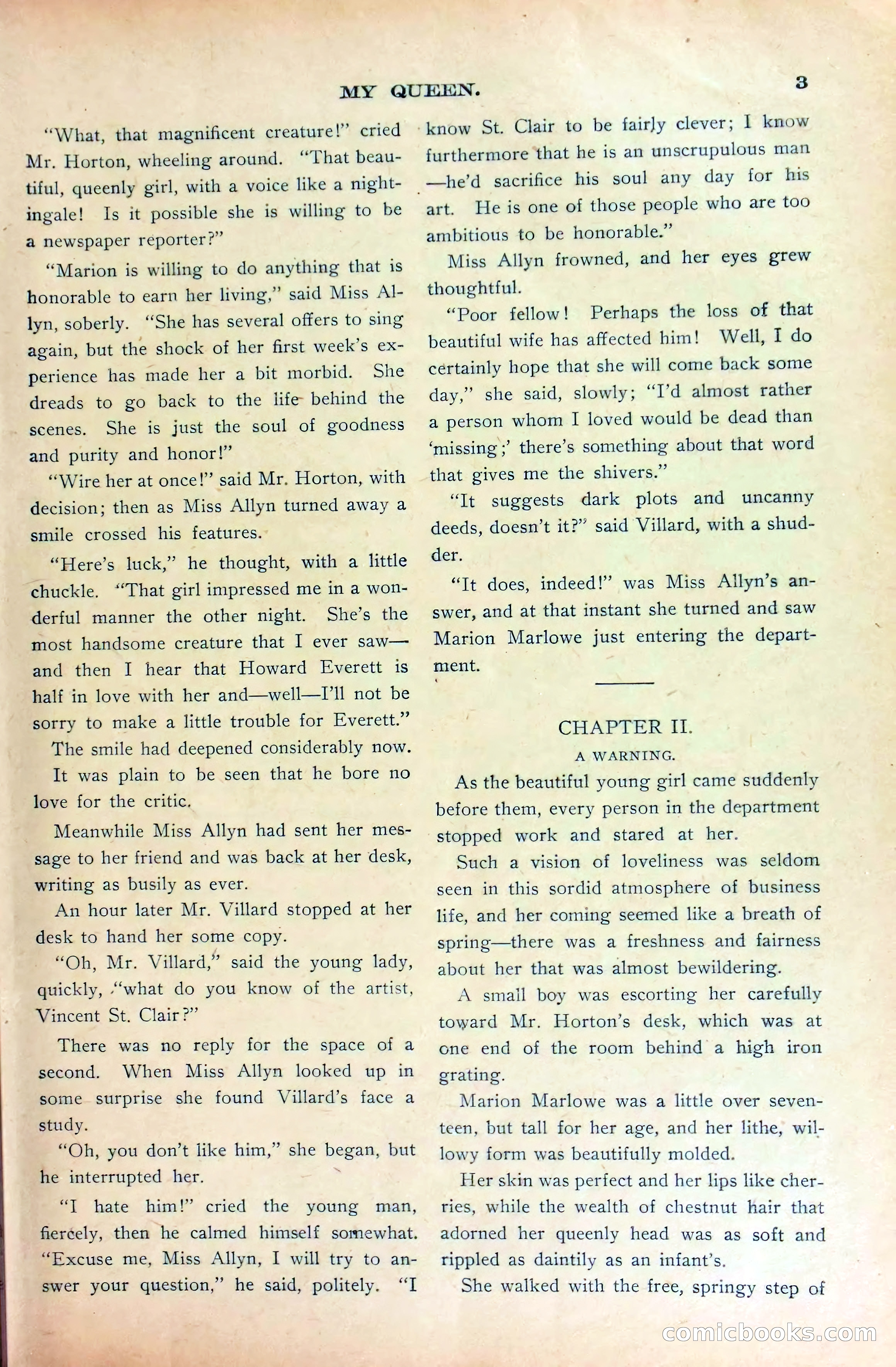Marion Marlowe's Peril, or, A Mystery Unveiled — page 5 of 38