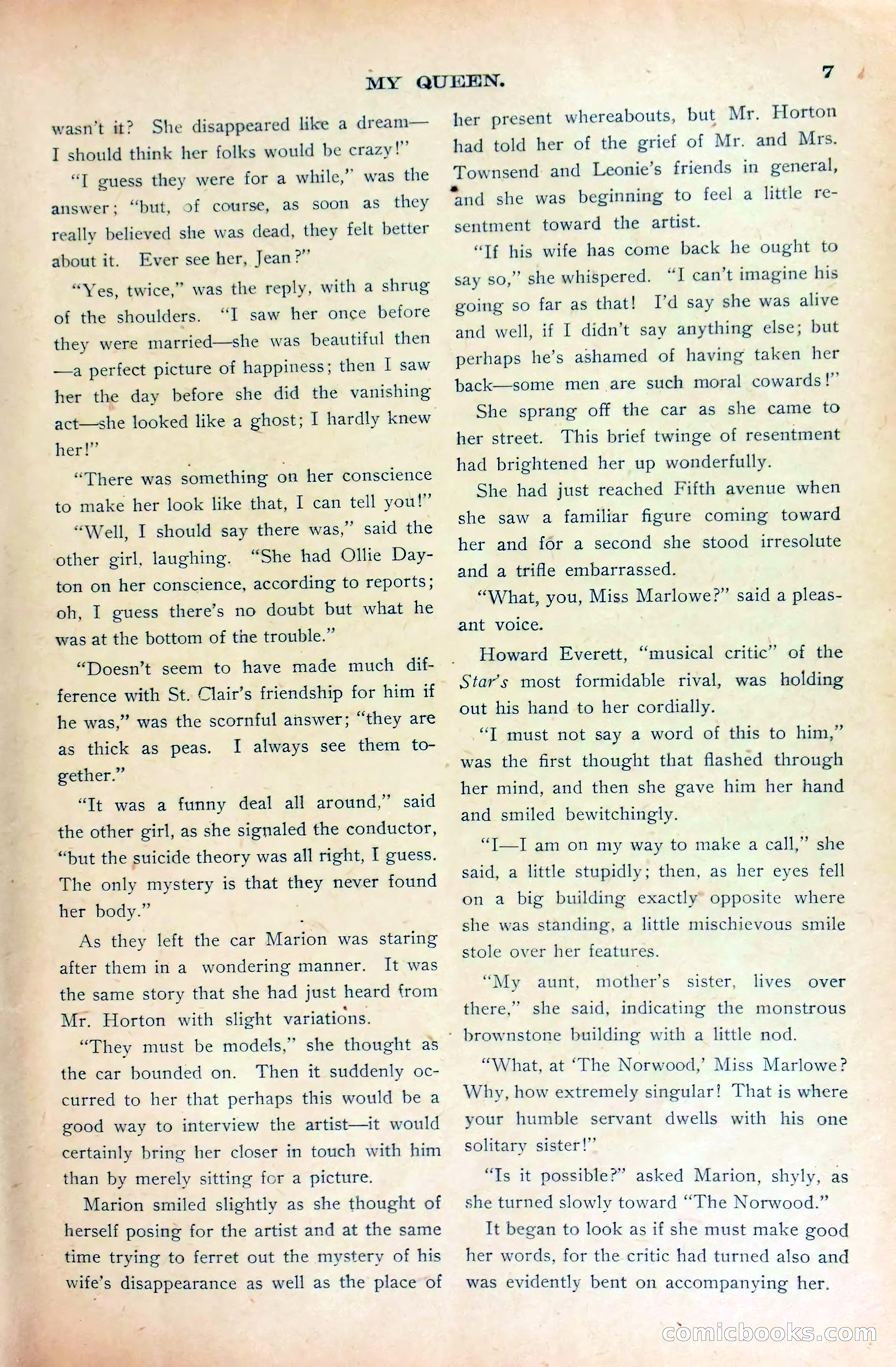 Marion Marlowe's Peril, or, A Mystery Unveiled — page 9 of 38