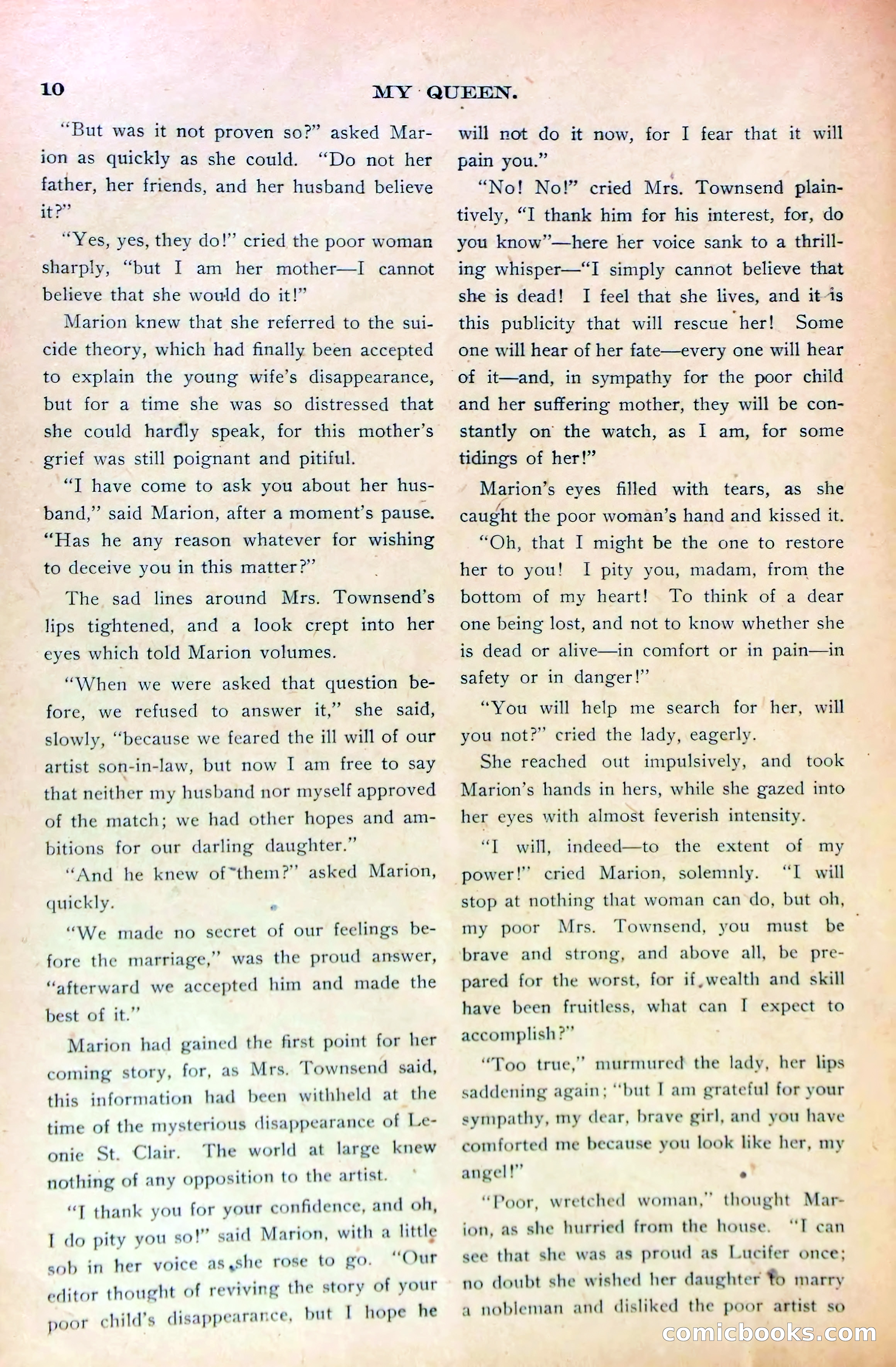 Marion Marlowe's Peril, or, A Mystery Unveiled — page 12 of 38