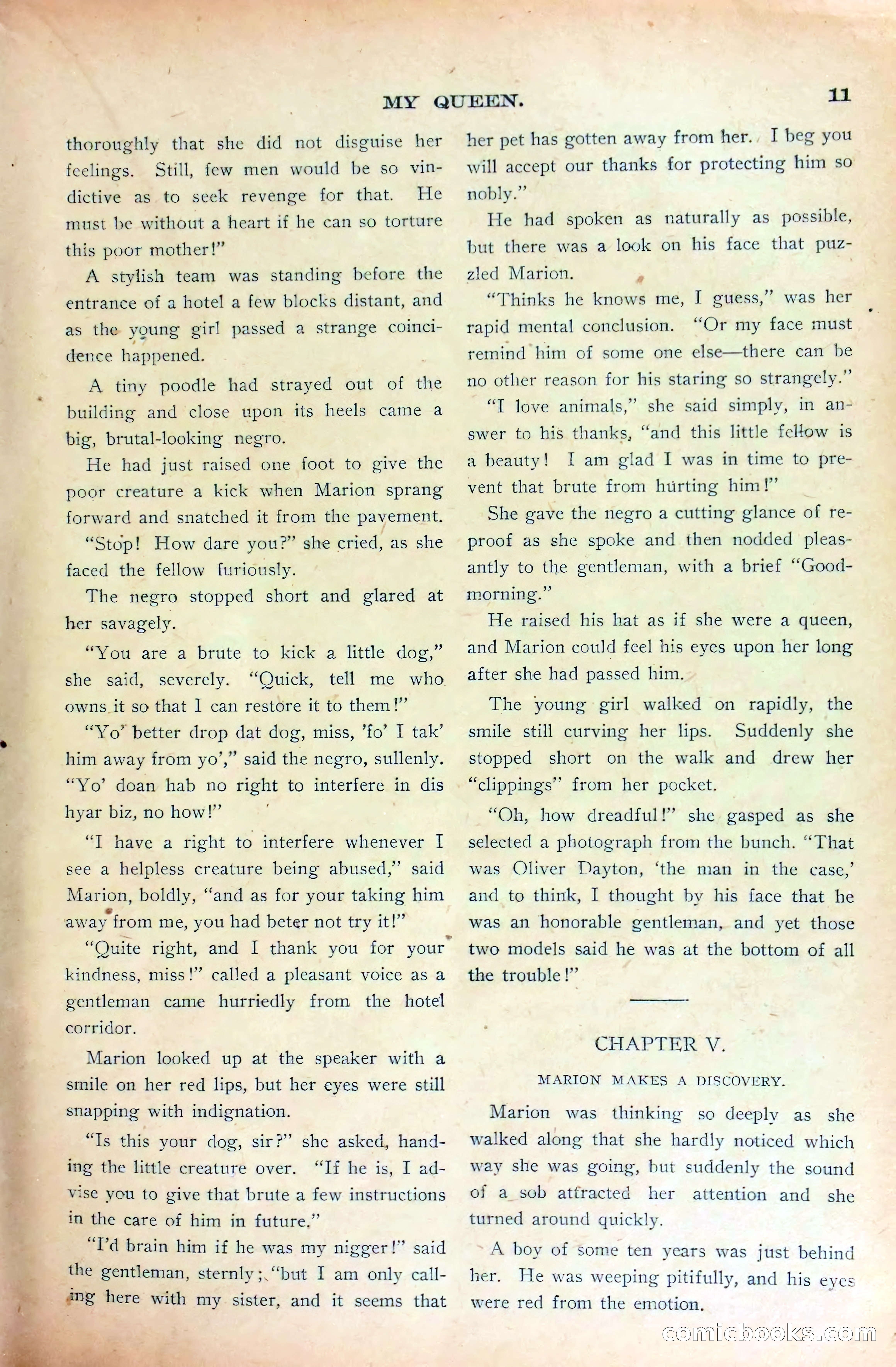 Marion Marlowe's Peril, or, A Mystery Unveiled — page 13 of 38