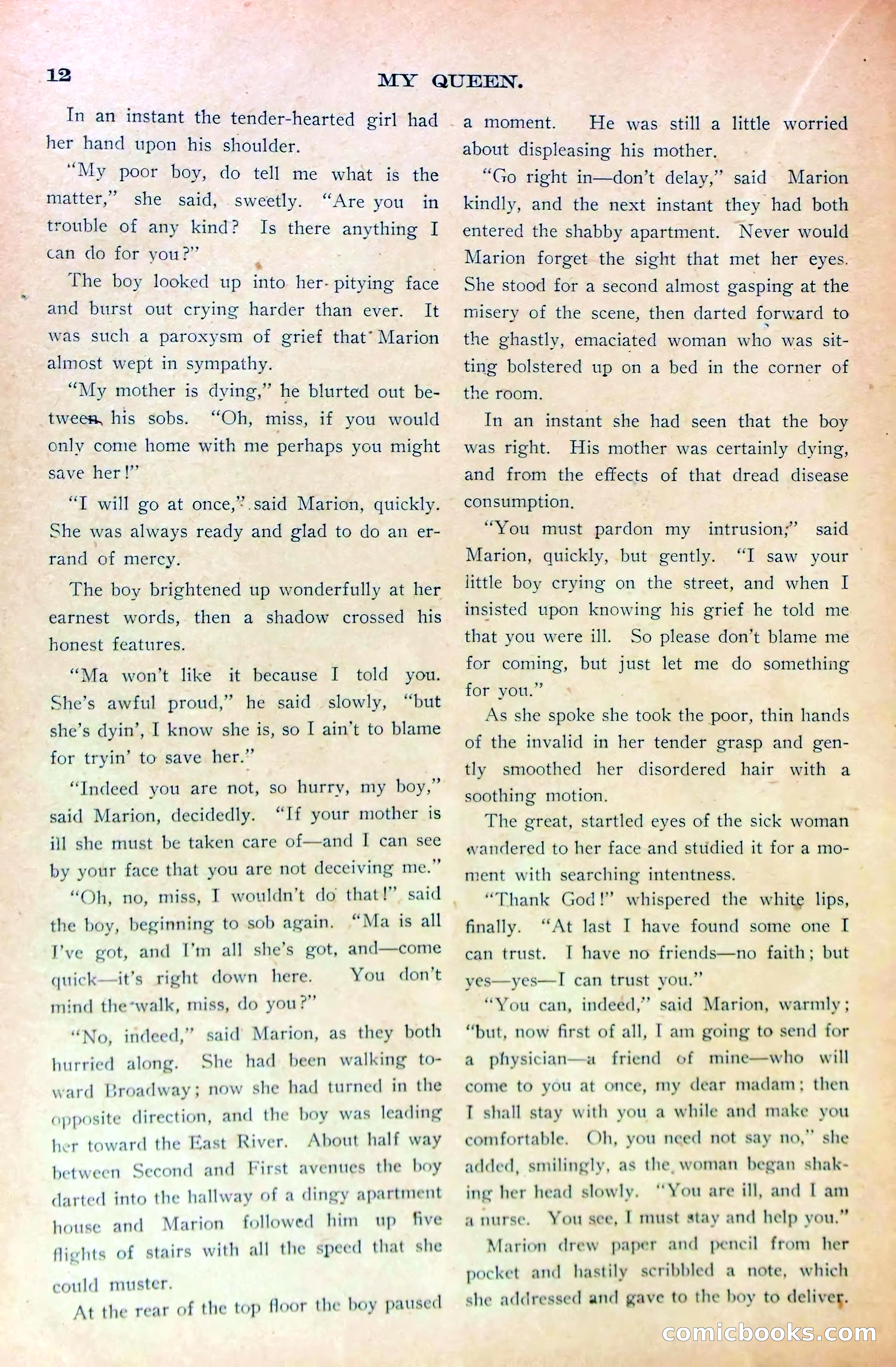 Marion Marlowe's Peril, or, A Mystery Unveiled — page 14 of 38