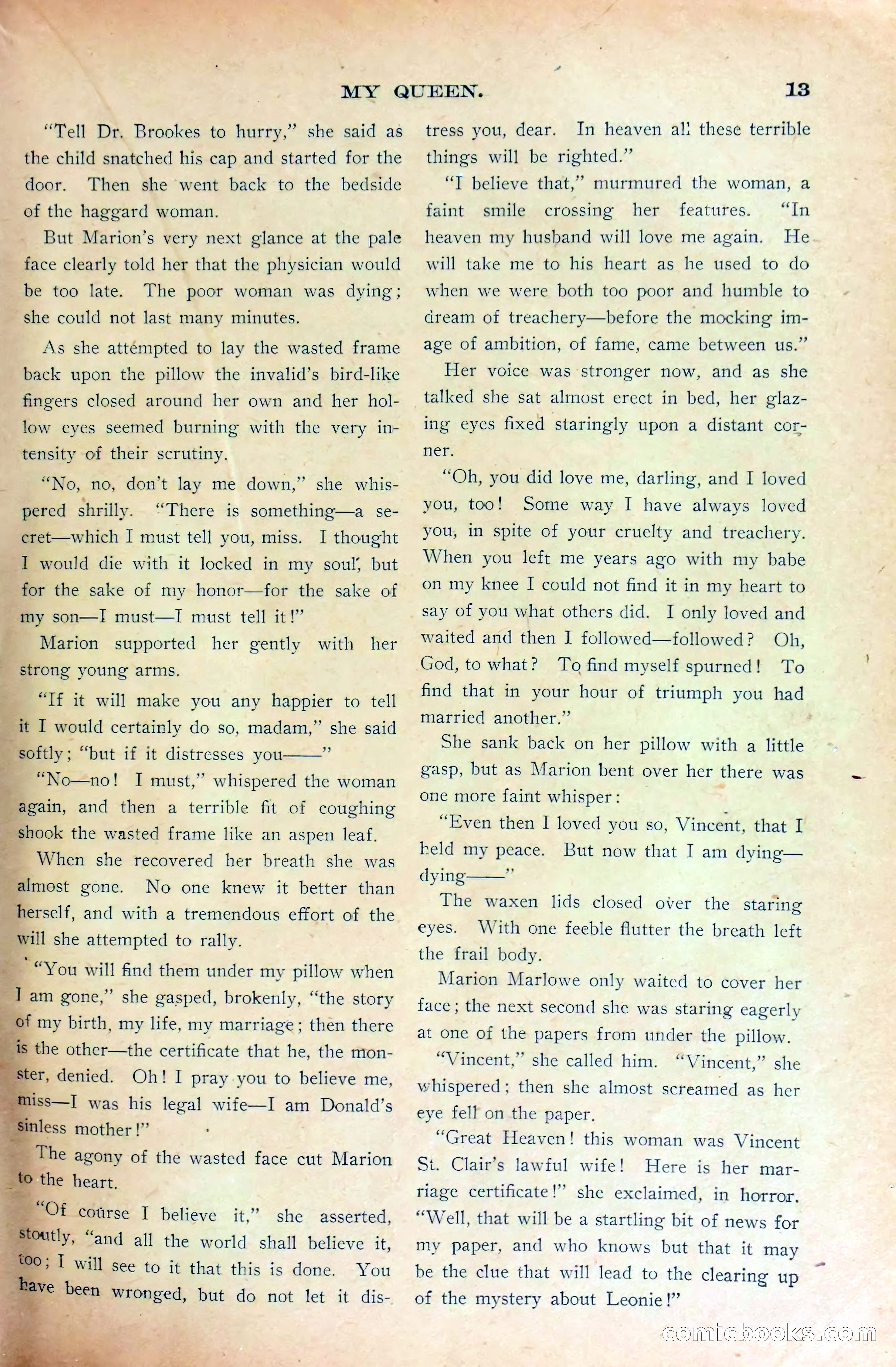 Marion Marlowe's Peril, or, A Mystery Unveiled — page 15 of 38