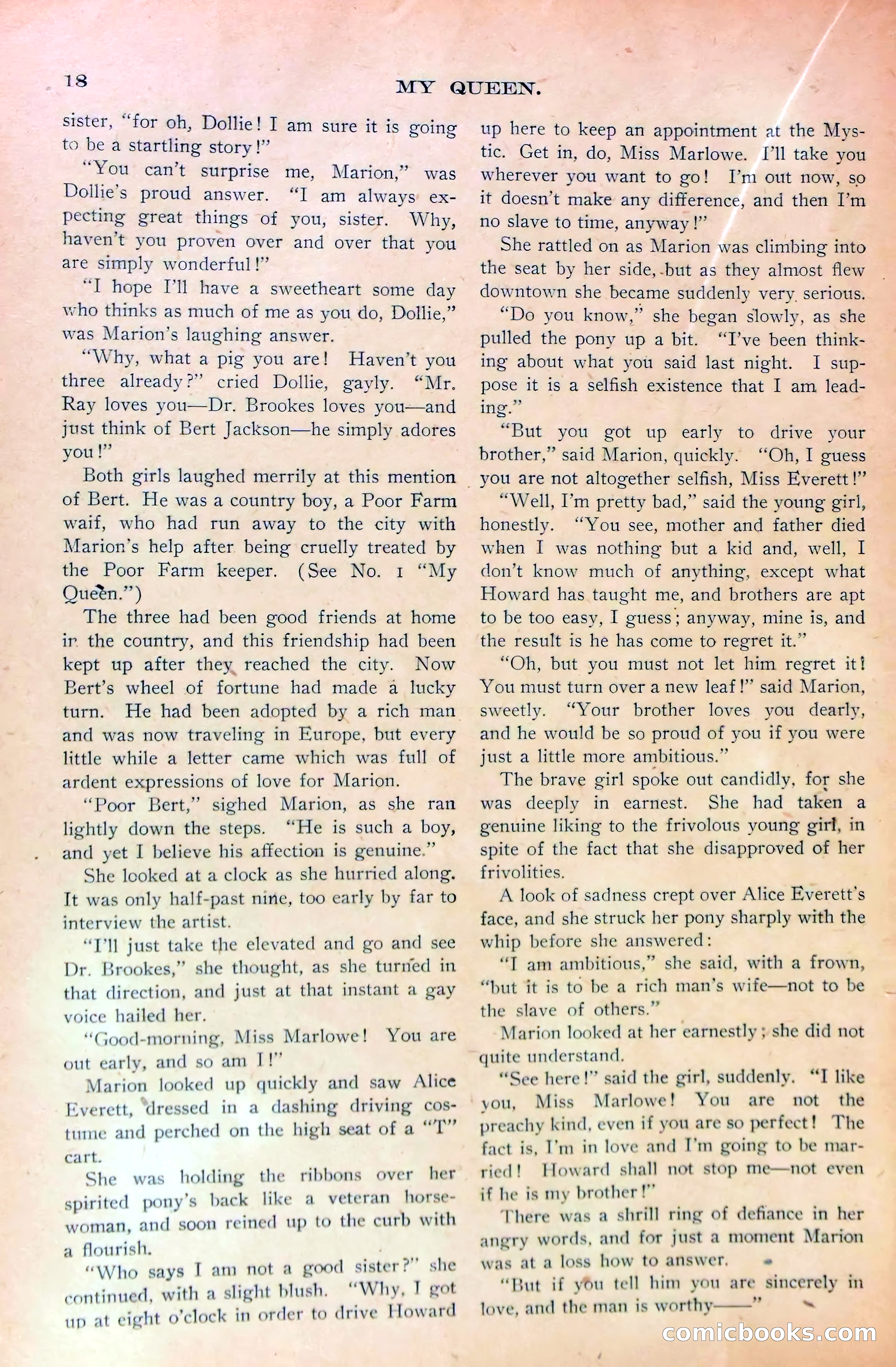 Marion Marlowe's Peril, or, A Mystery Unveiled — page 20 of 38