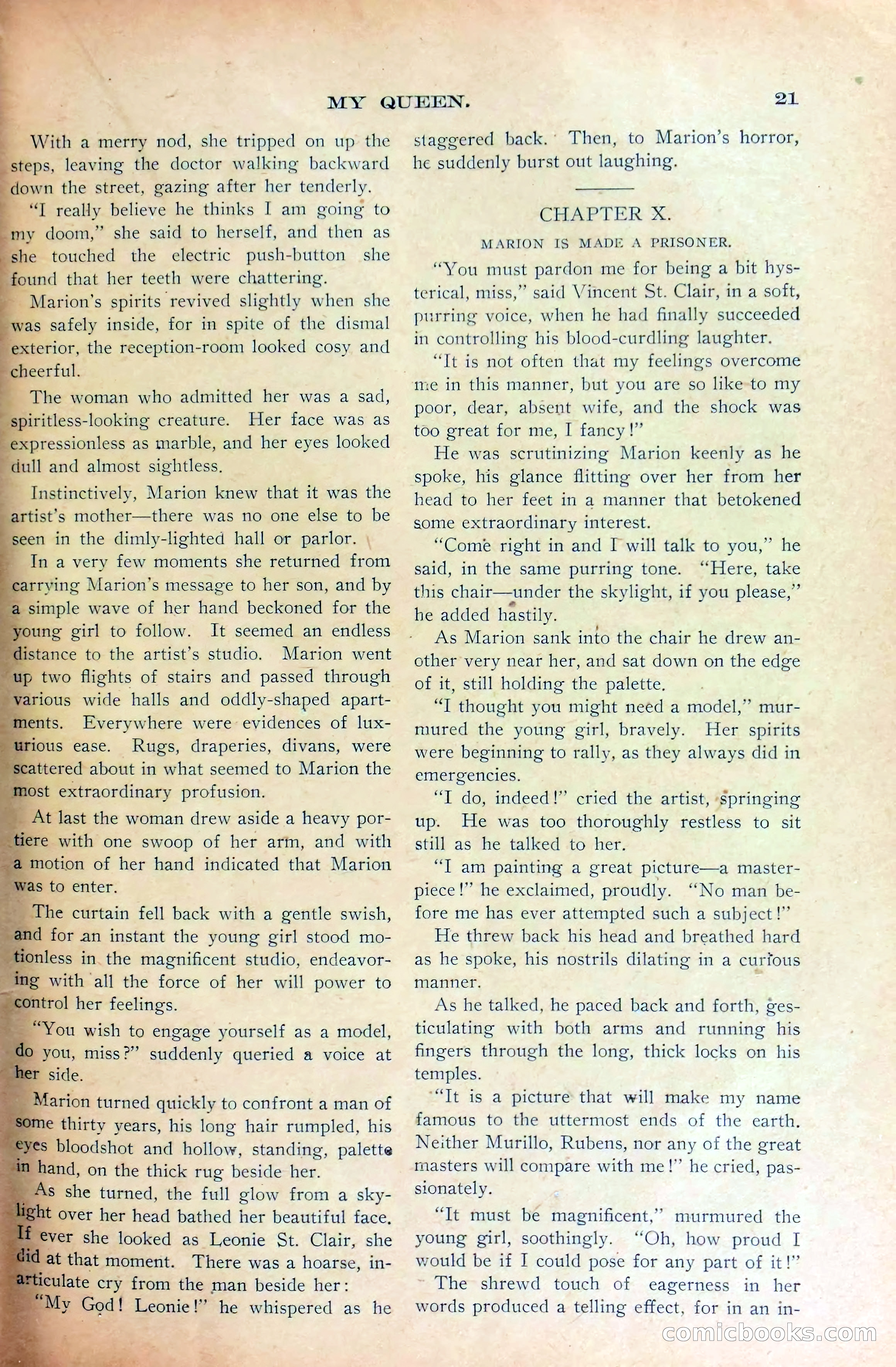 Marion Marlowe's Peril, or, A Mystery Unveiled — page 23 of 38