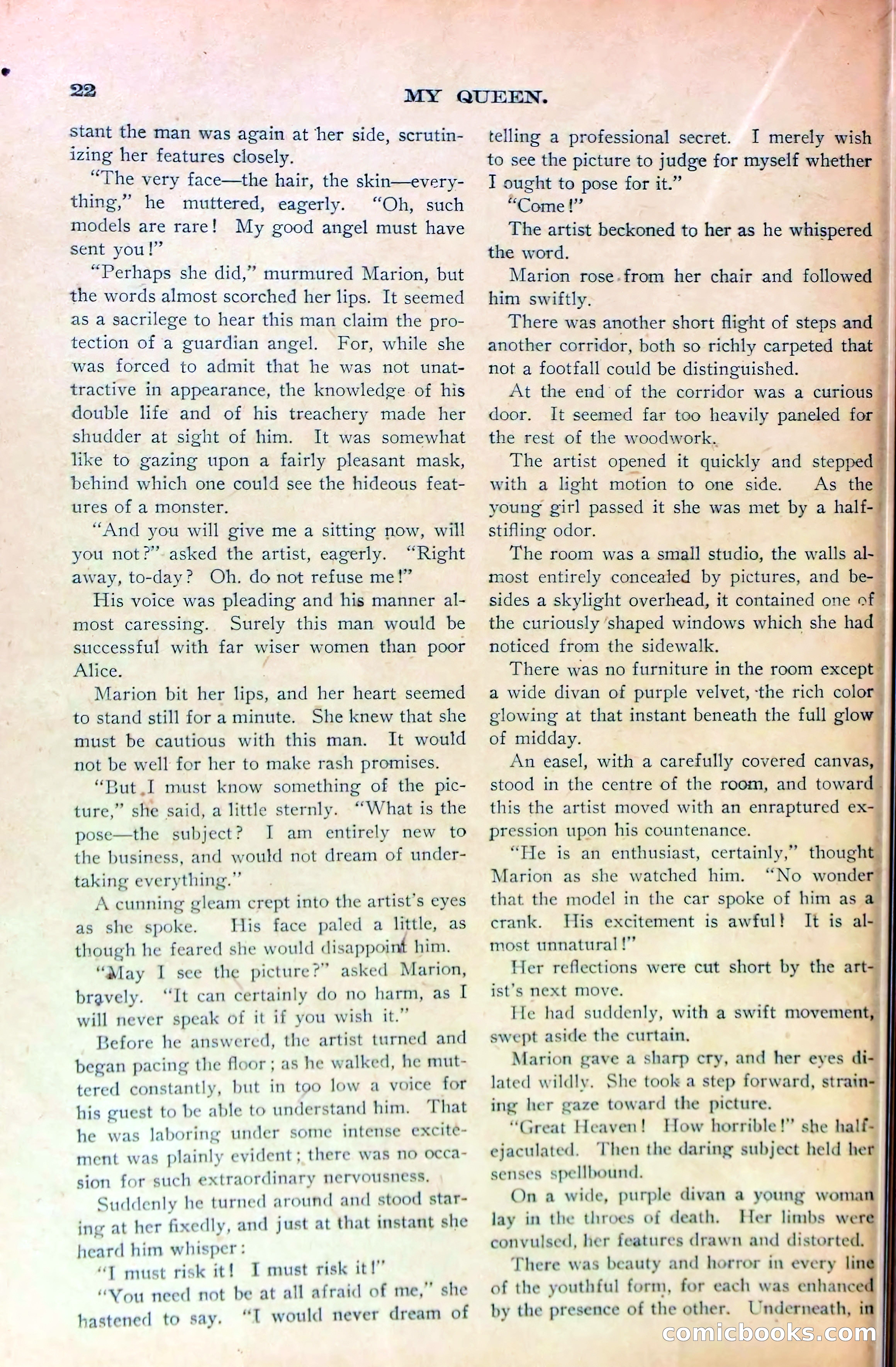Marion Marlowe's Peril, or, A Mystery Unveiled — page 24 of 38