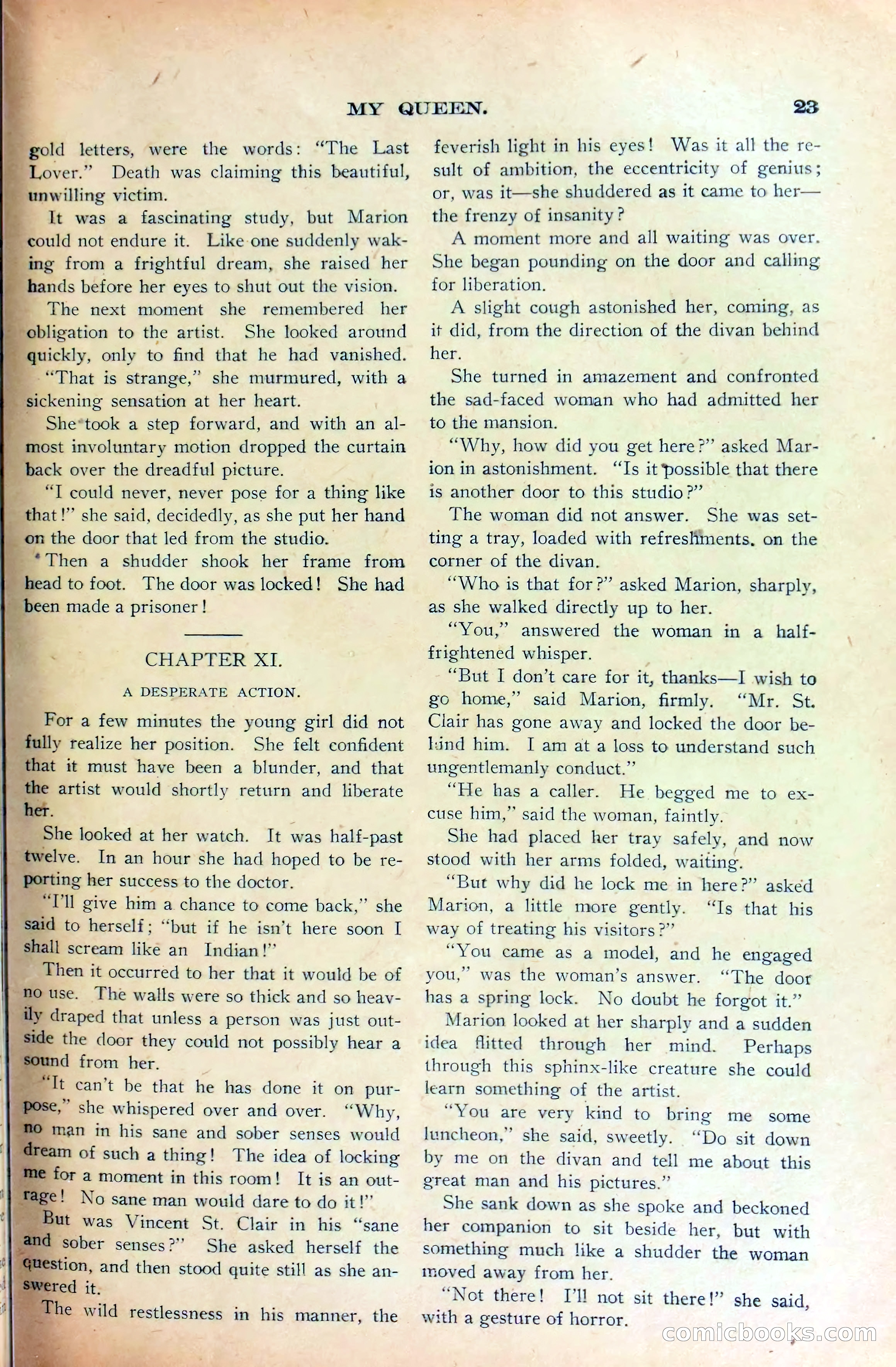 Marion Marlowe's Peril, or, A Mystery Unveiled — page 25 of 38