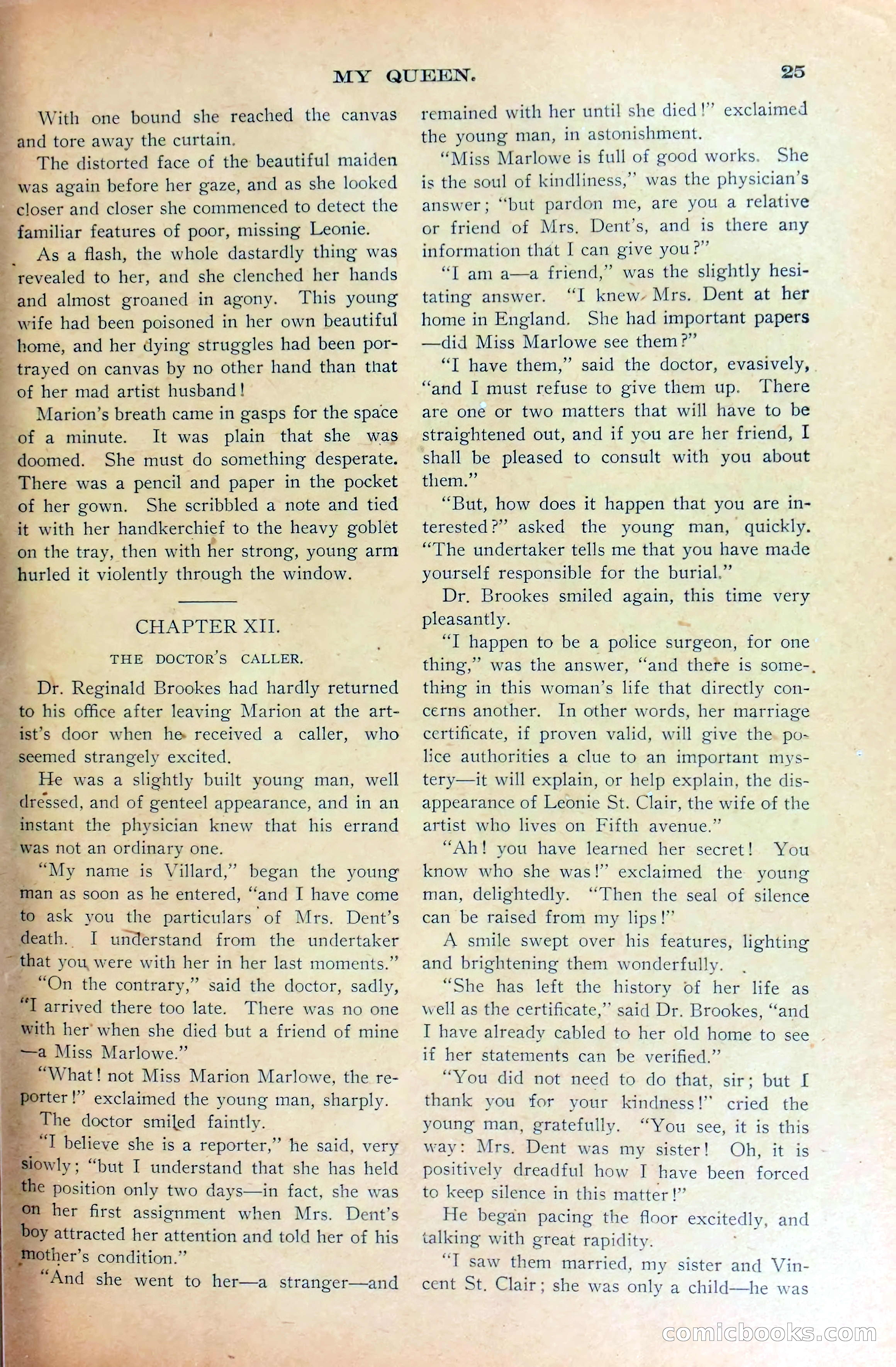 Marion Marlowe's Peril, or, A Mystery Unveiled — page 27 of 38
