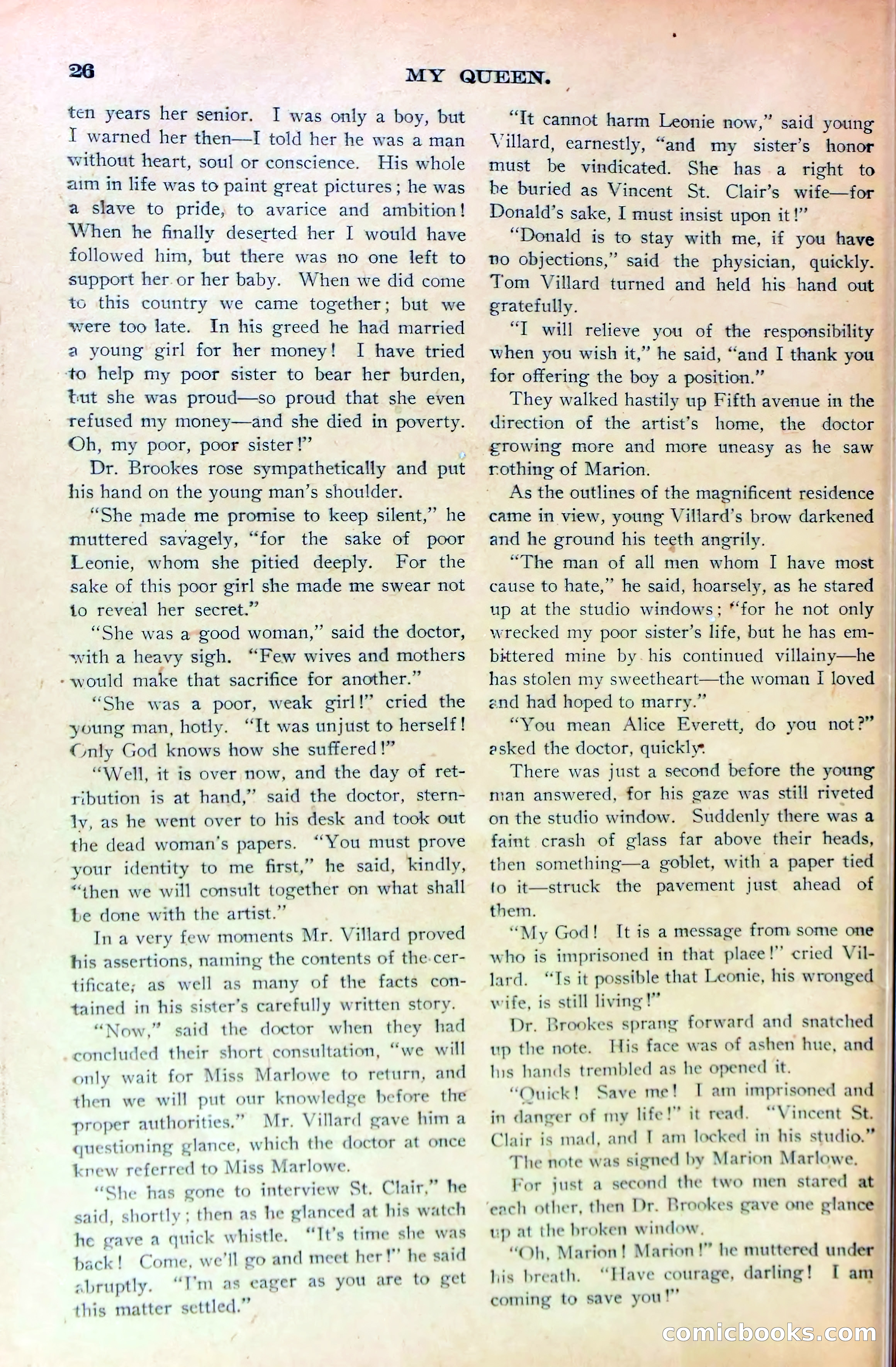 Marion Marlowe's Peril, or, A Mystery Unveiled — page 28 of 38