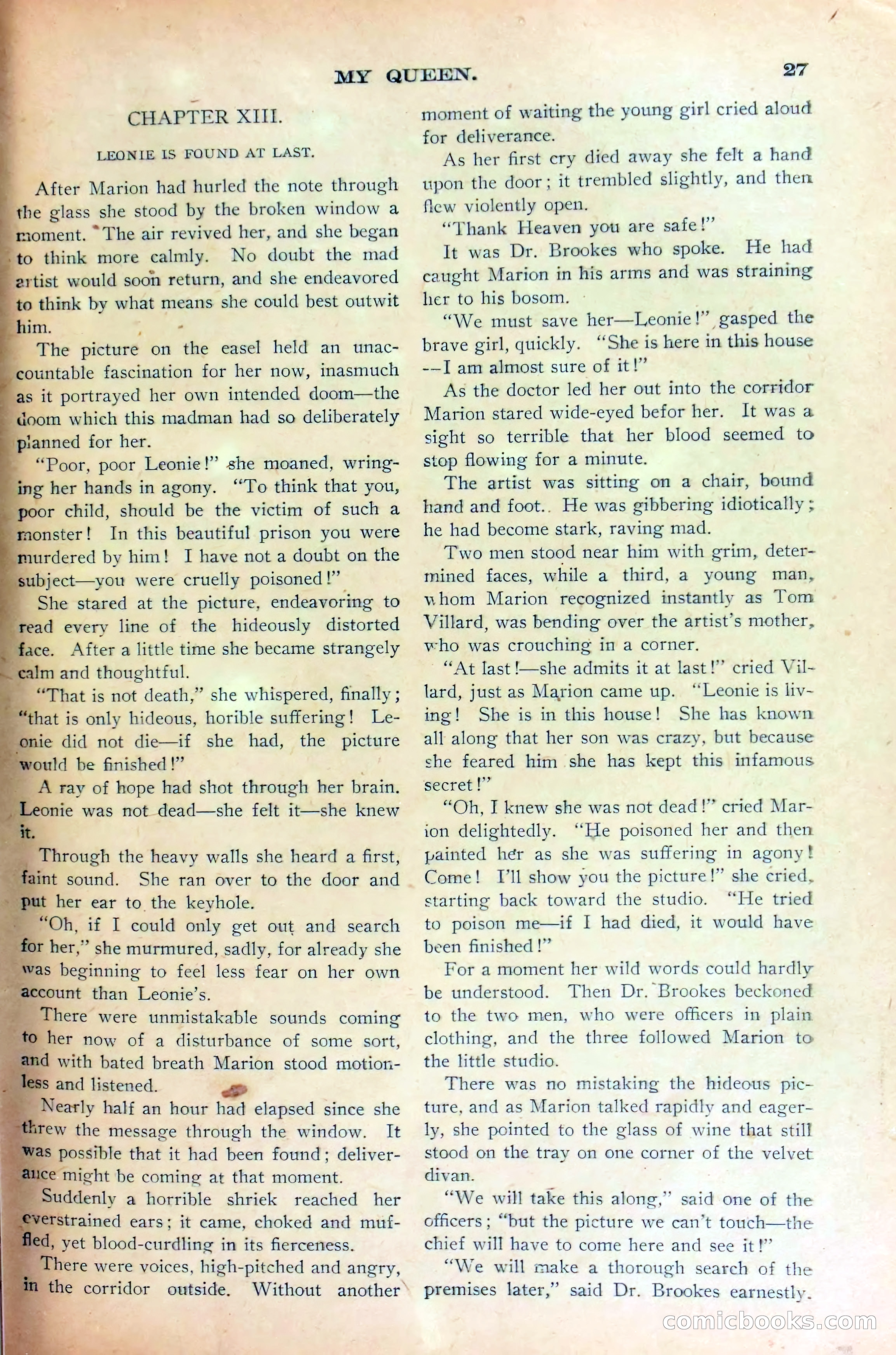 Marion Marlowe's Peril, or, A Mystery Unveiled — page 29 of 38