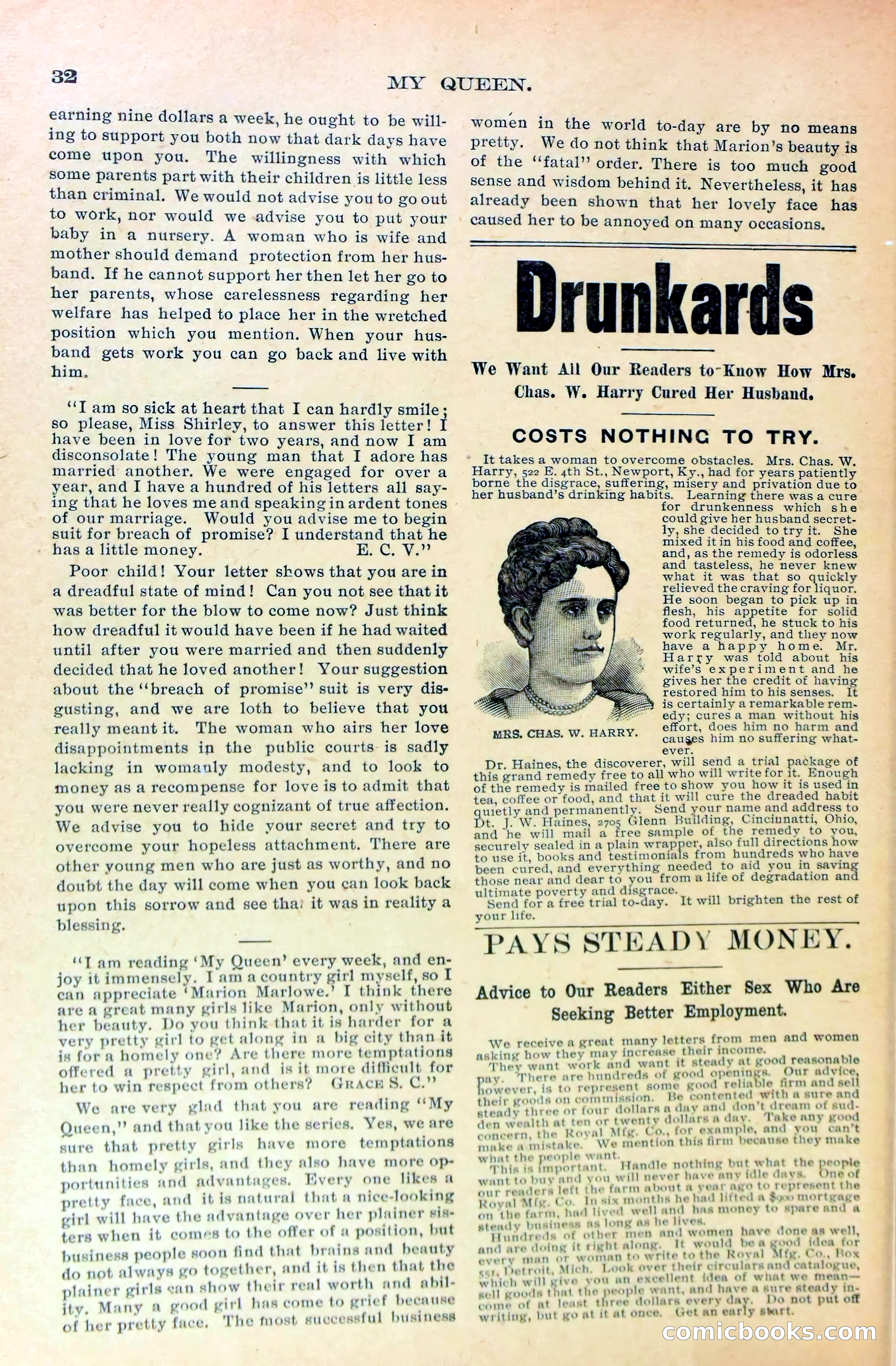 Marion Marlowe's Peril, or, A Mystery Unveiled — page 34 of 38
