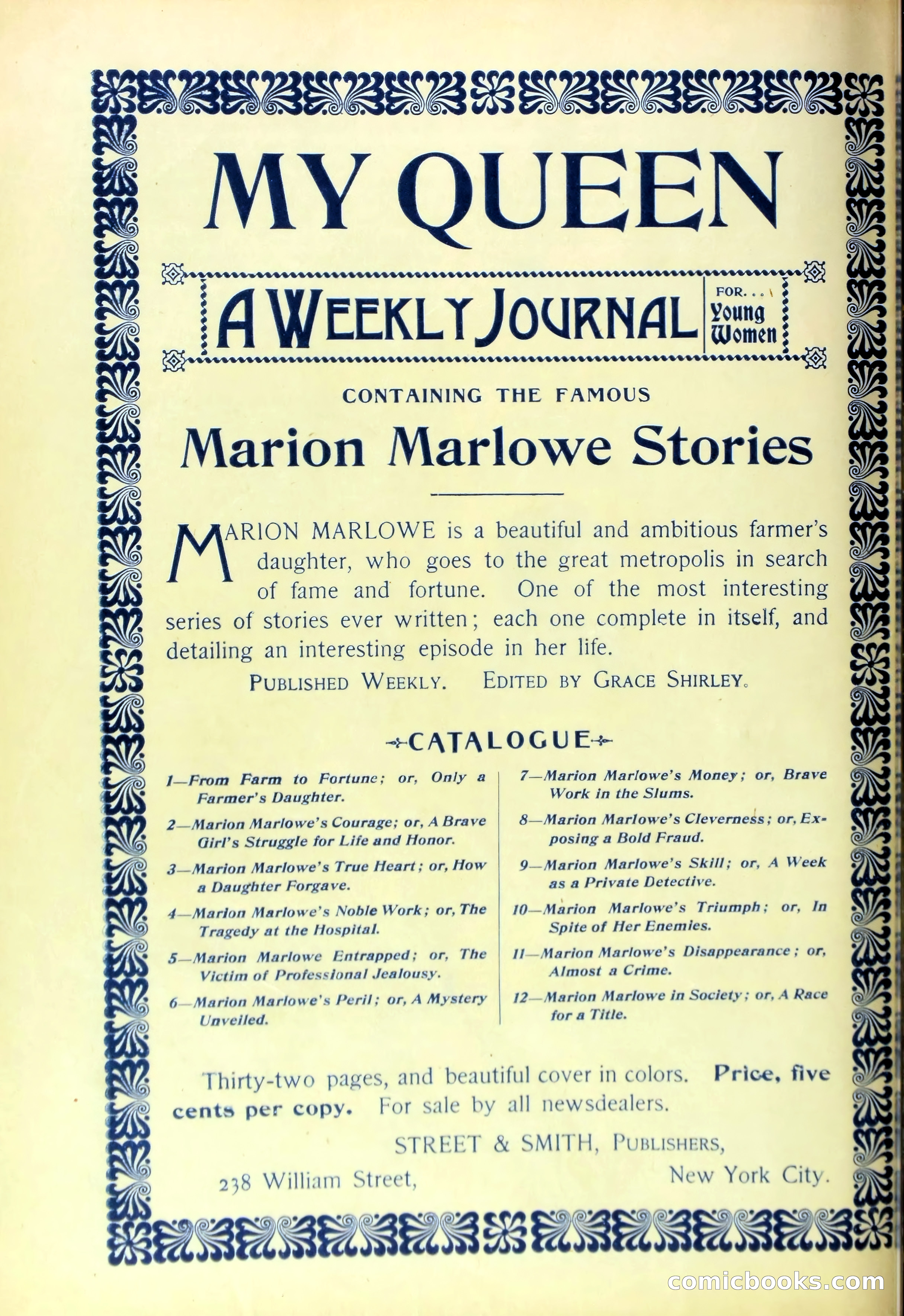 Marion Marlowe's Peril, or, A Mystery Unveiled — page 36 of 38