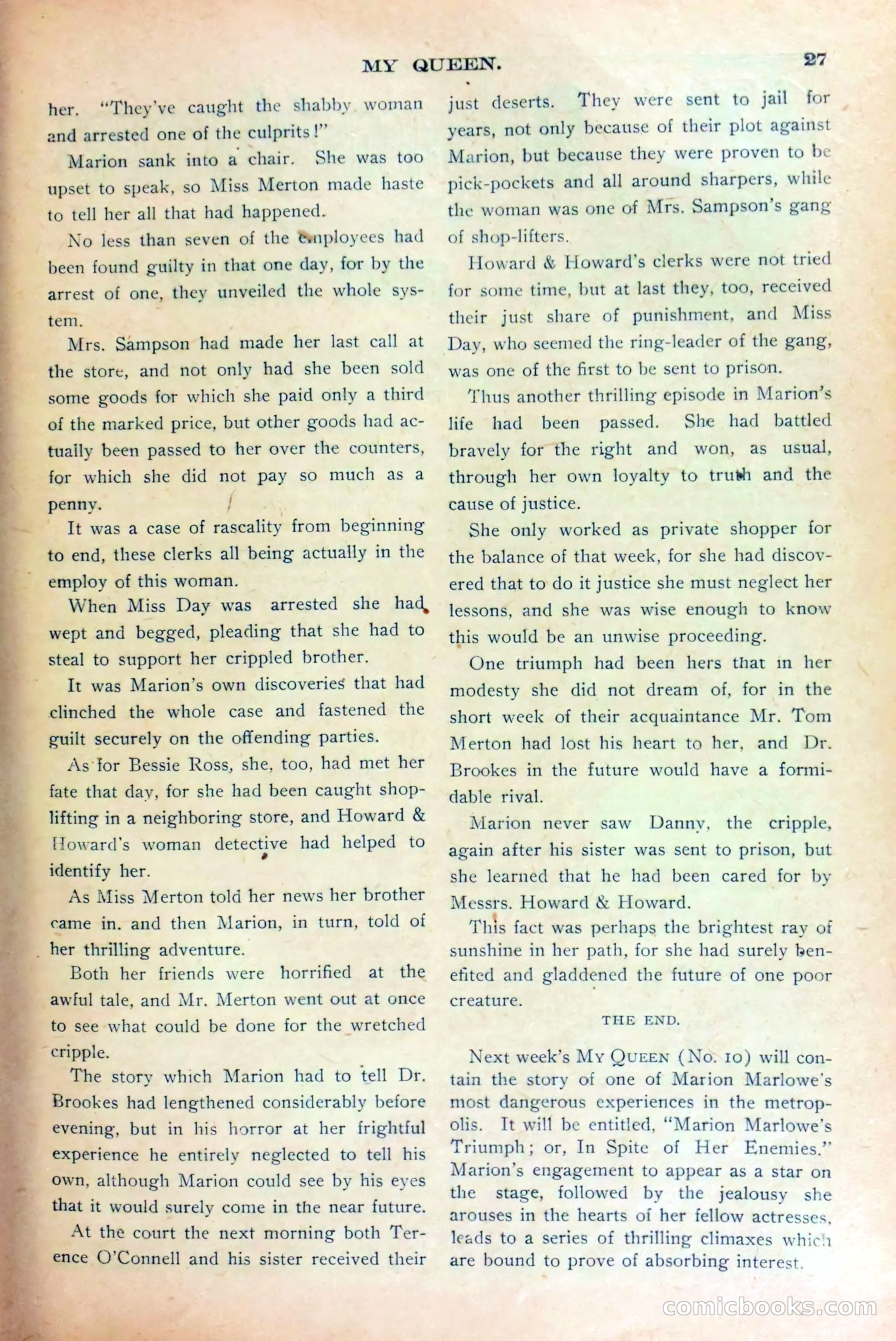 Marion Marlowe's Skill, or, A Week as a Private Detective — page 29 of 38