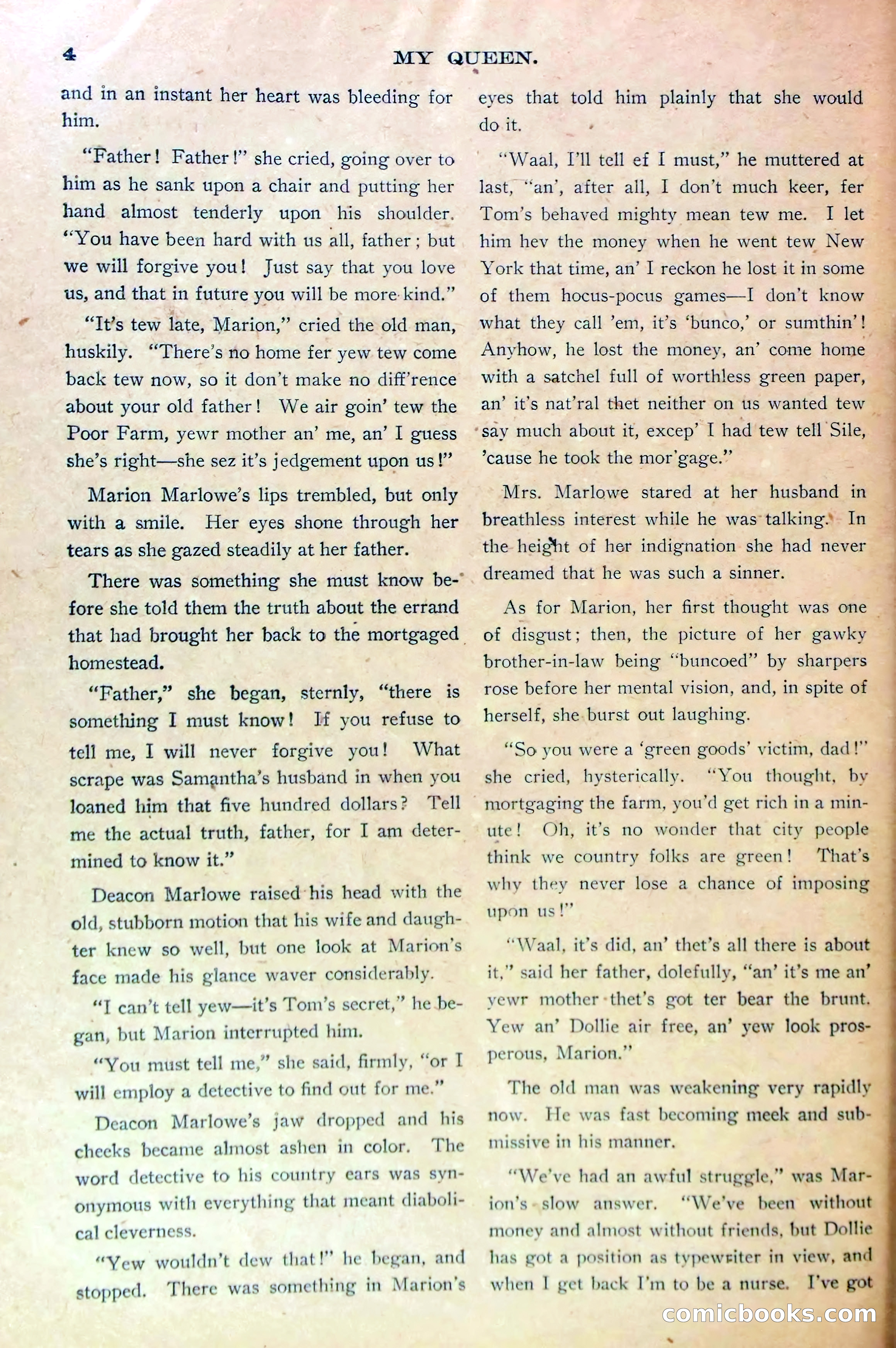 Marion Marlowe's True Heart, or, How a Daughter Forgave — page 6 of 38