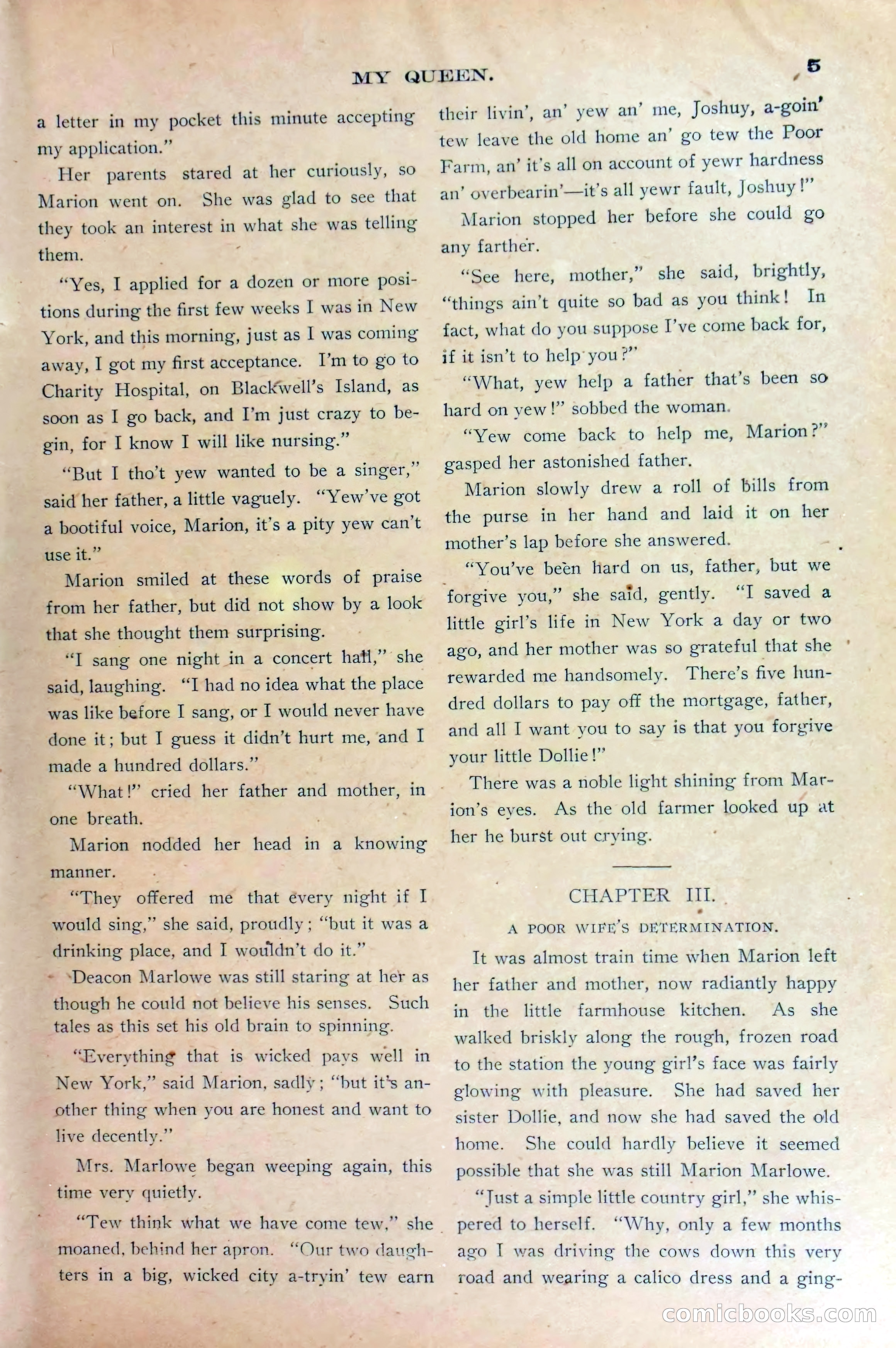 Marion Marlowe's True Heart, or, How a Daughter Forgave — page 7 of 38