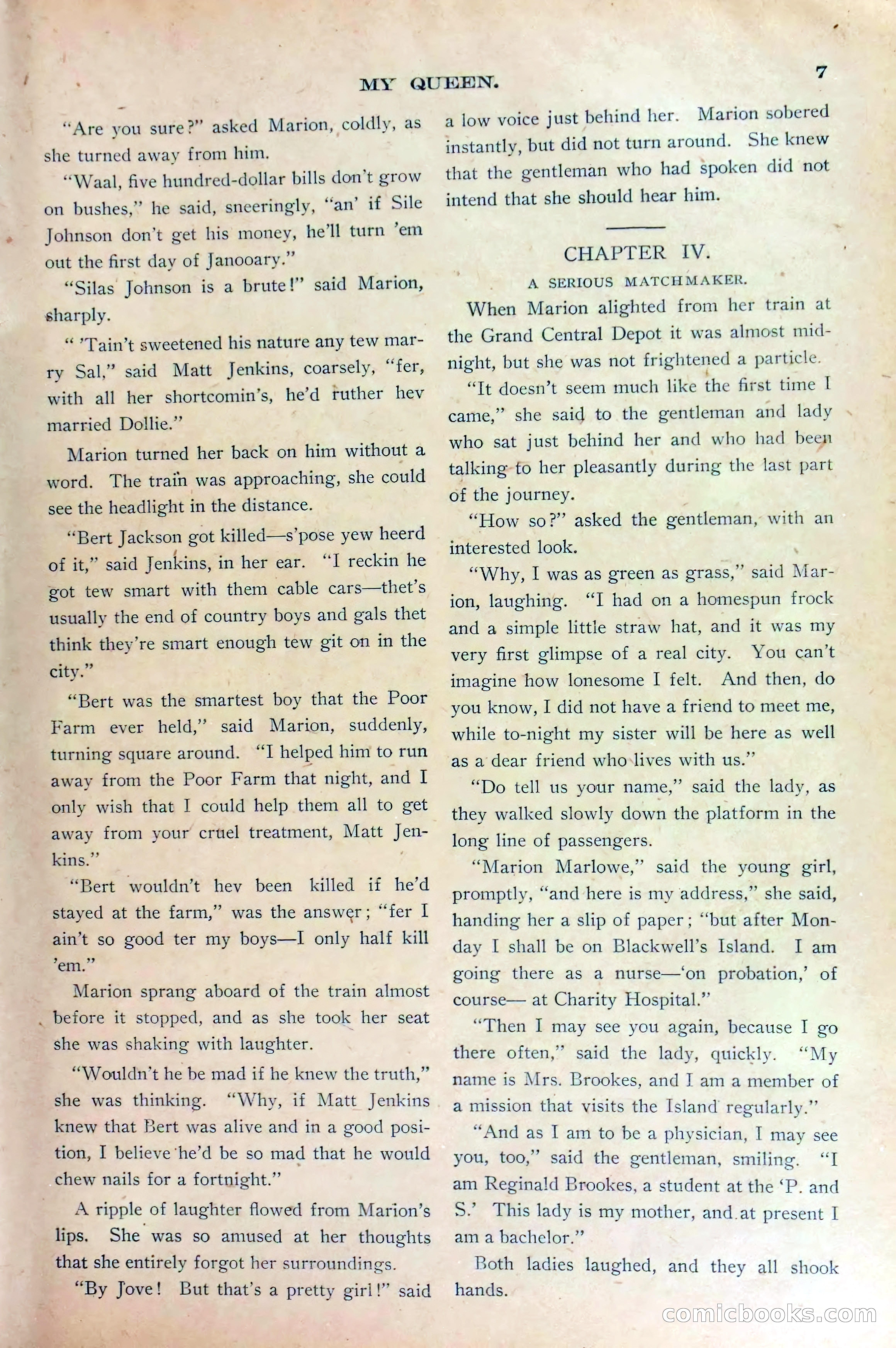 Marion Marlowe's True Heart, or, How a Daughter Forgave — page 9 of 38