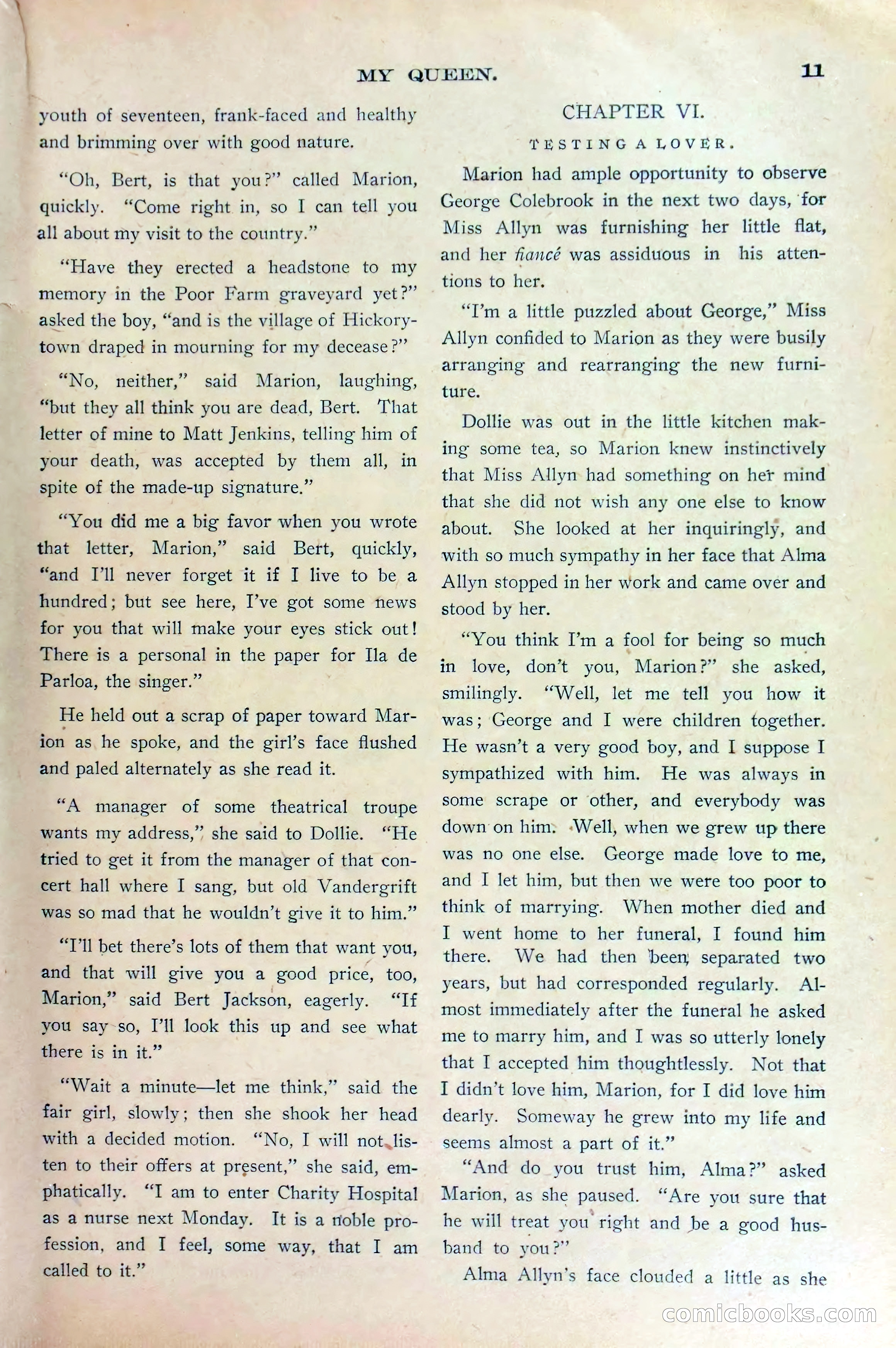 Marion Marlowe's True Heart, or, How a Daughter Forgave — page 13 of 38