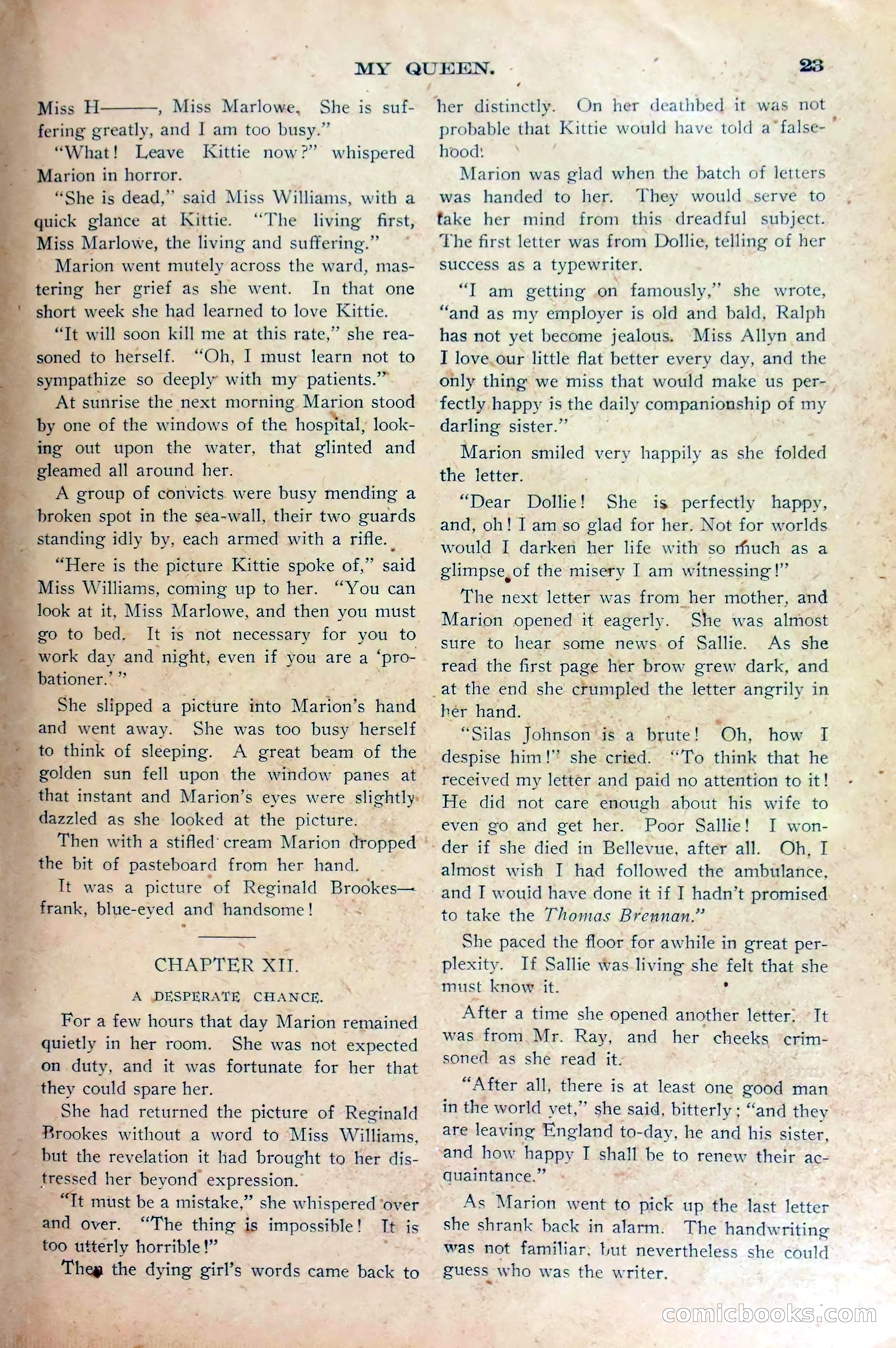Marion Marlowe's True Heart, or, How a Daughter Forgave — page 25 of 38