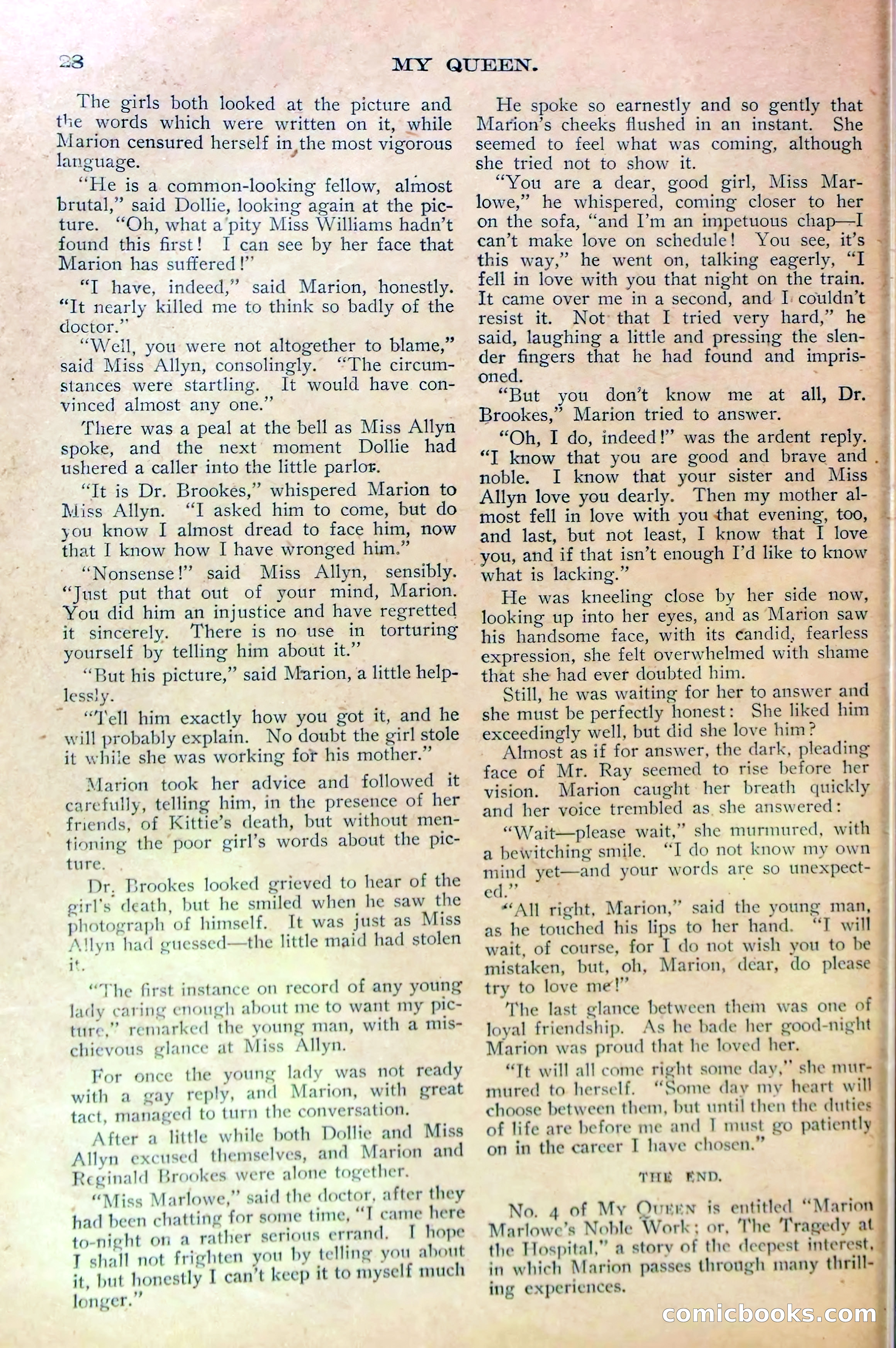 Marion Marlowe's True Heart, or, How a Daughter Forgave — page 30 of 38