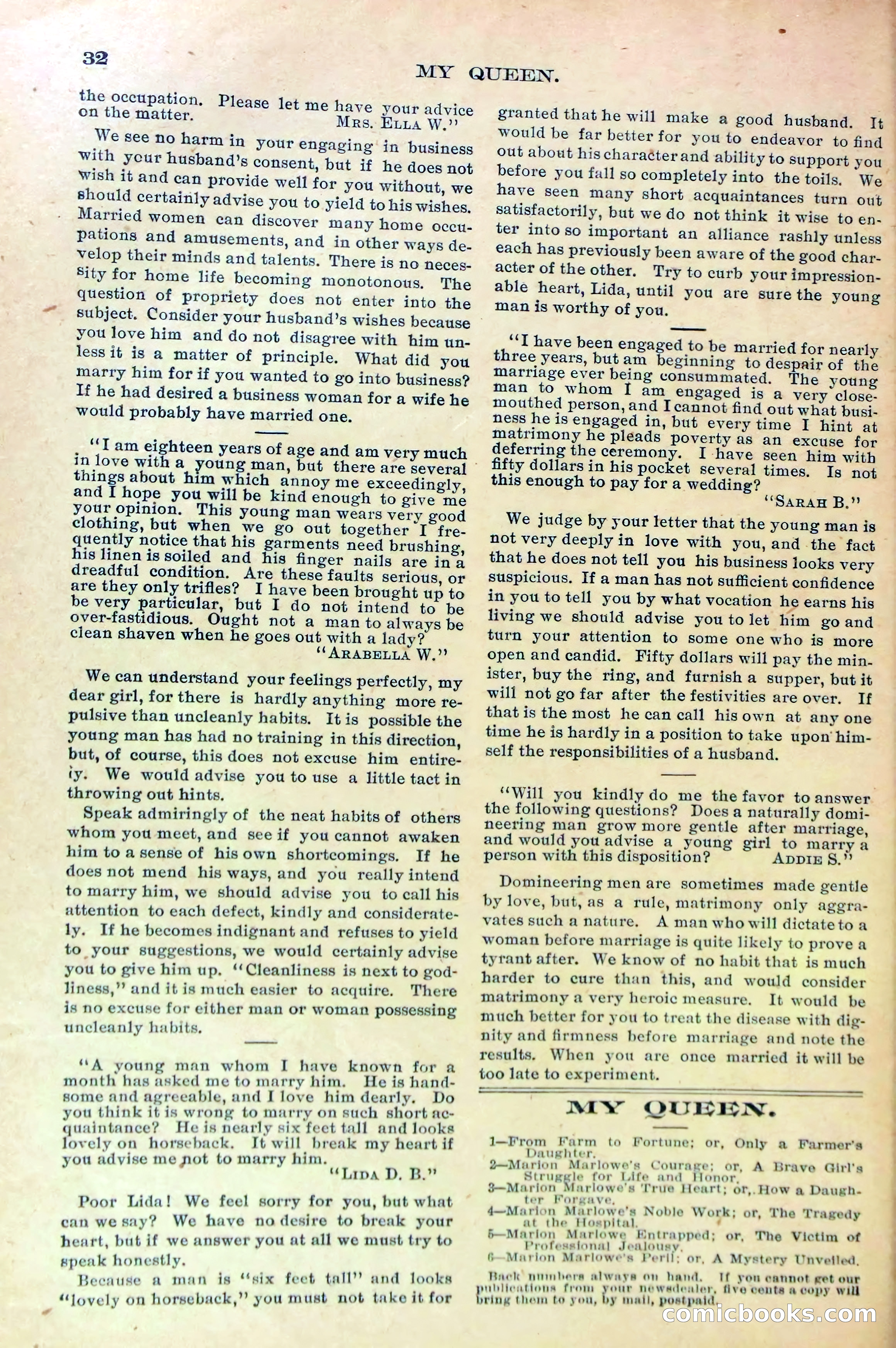 Marion Marlowe's True Heart, or, How a Daughter Forgave — page 34 of 38