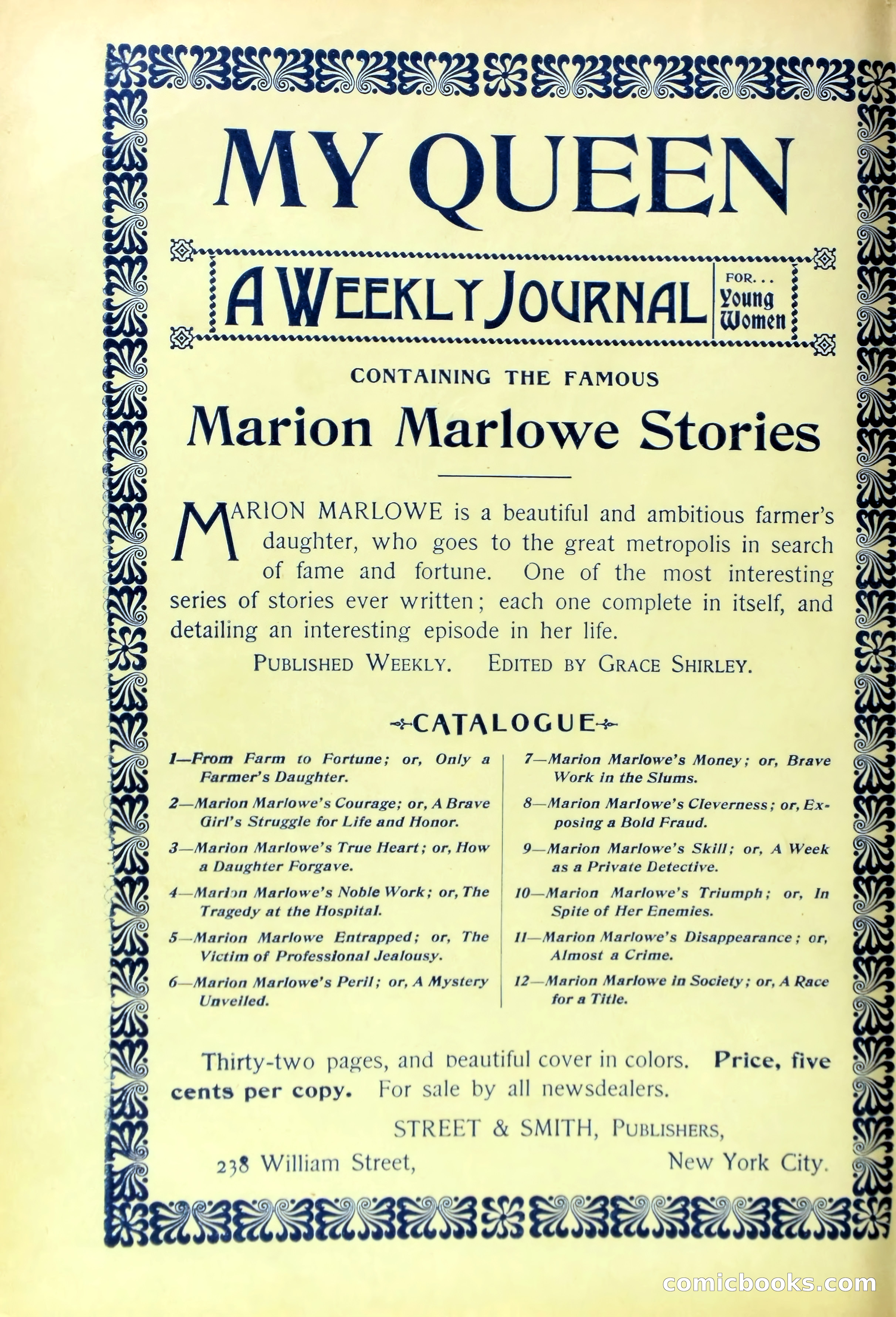 Marion Marlowe's True Heart, or, How a Daughter Forgave — page 36 of 38