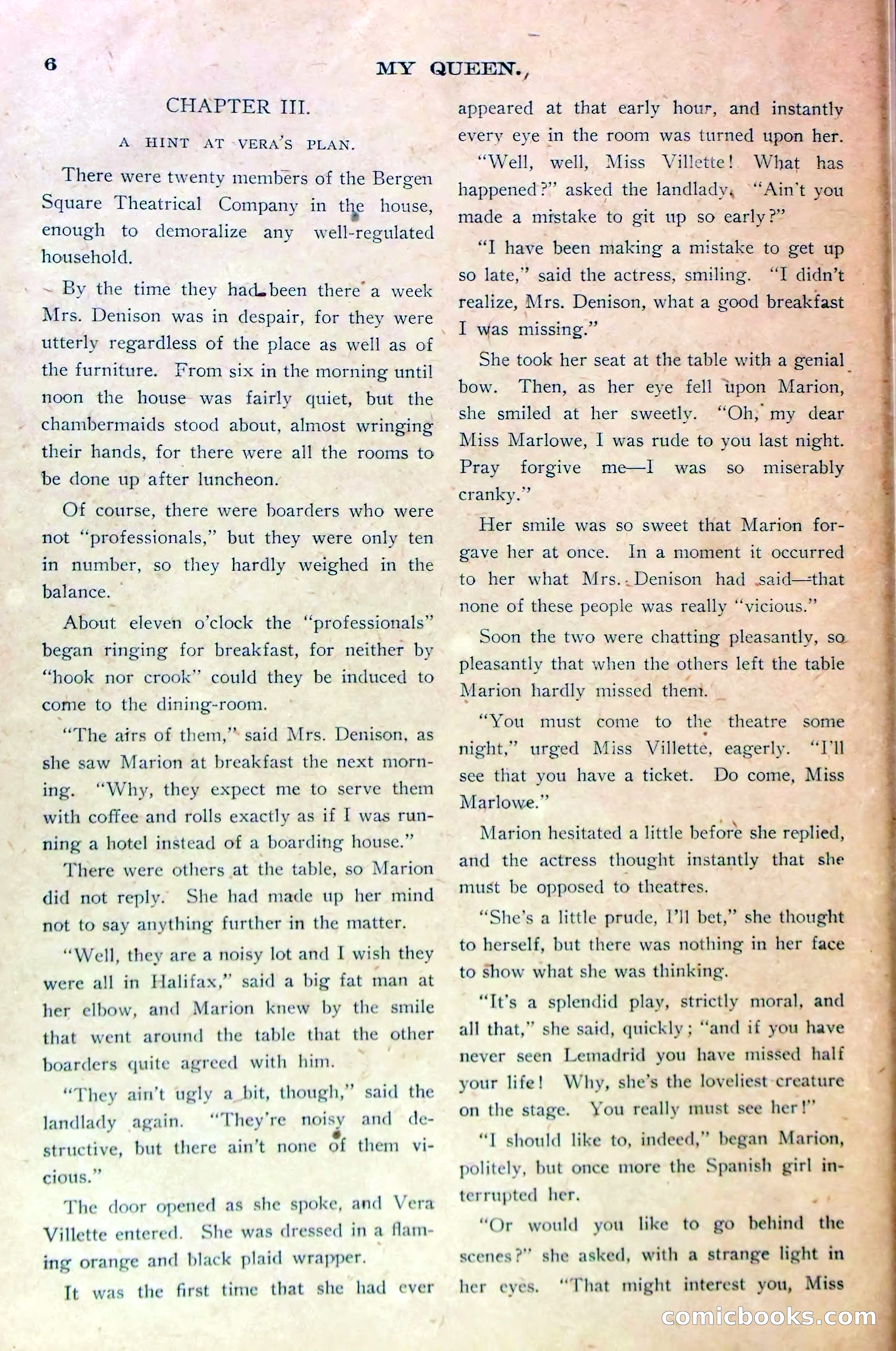 Marion Marlowe's Triumph, or, In Spite of Her Enemies — page 8 of 36