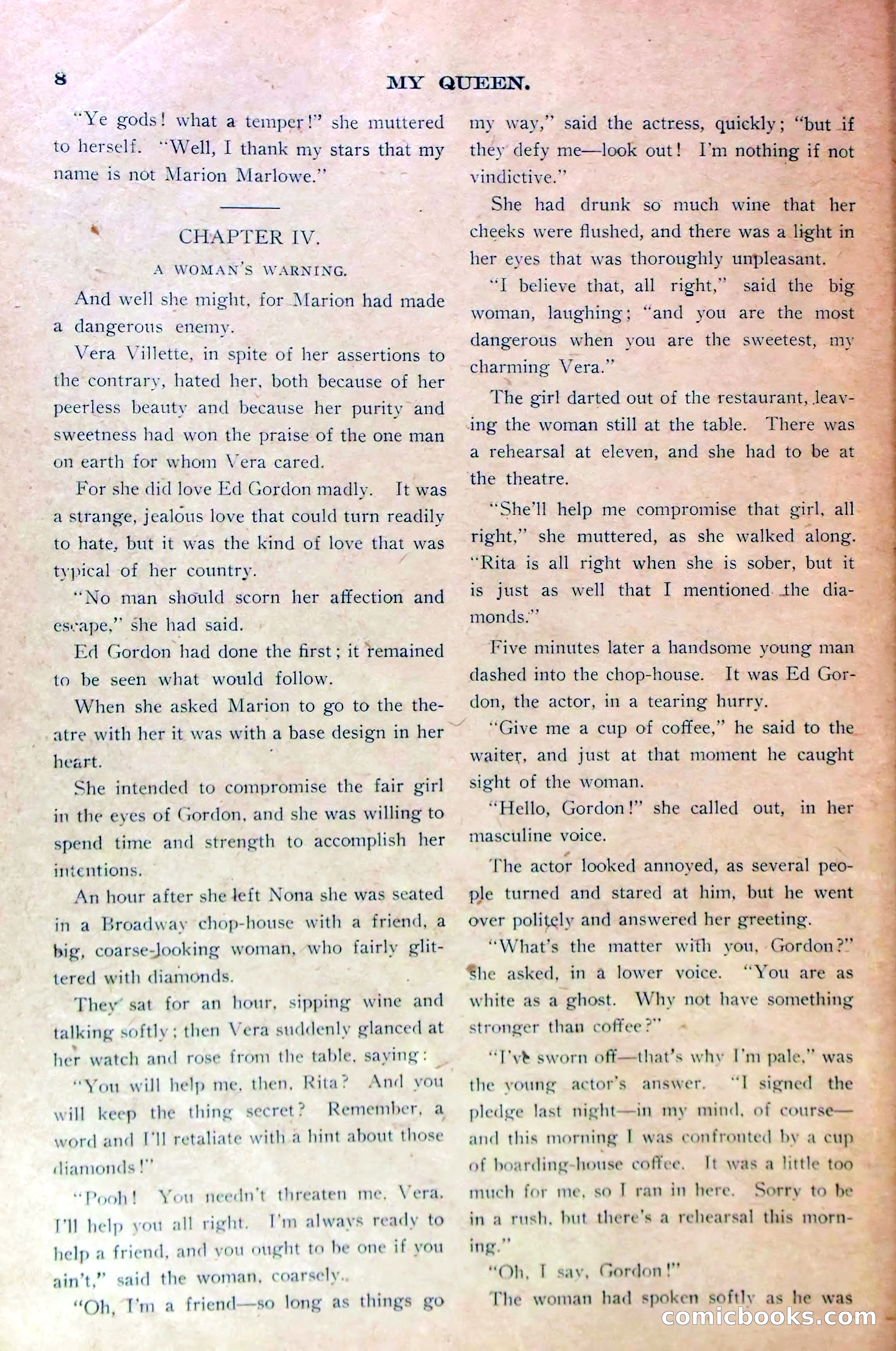 Marion Marlowe's Triumph, or, In Spite of Her Enemies — page 10 of 36