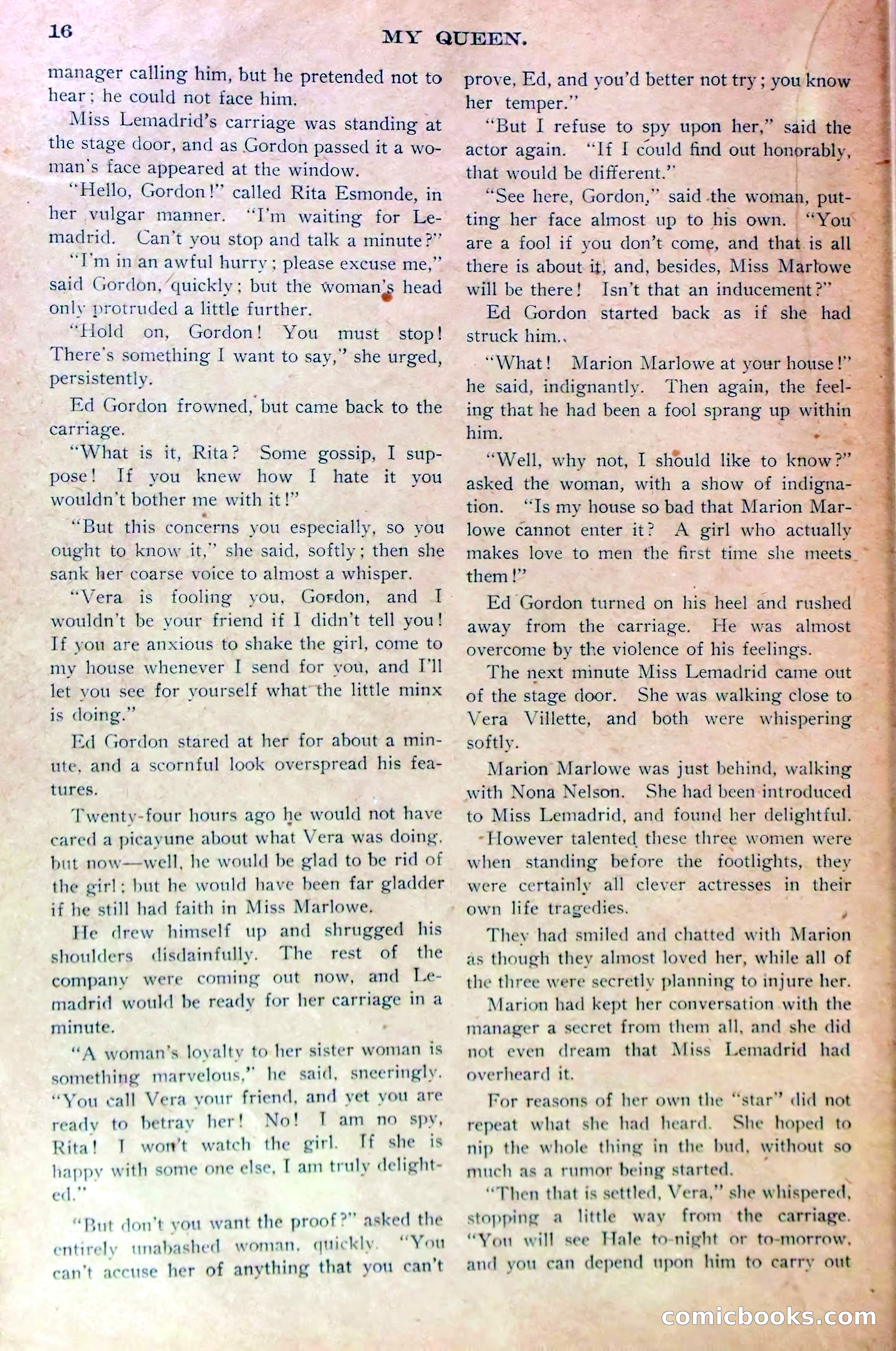 Marion Marlowe's Triumph, or, In Spite of Her Enemies — page 18 of 36