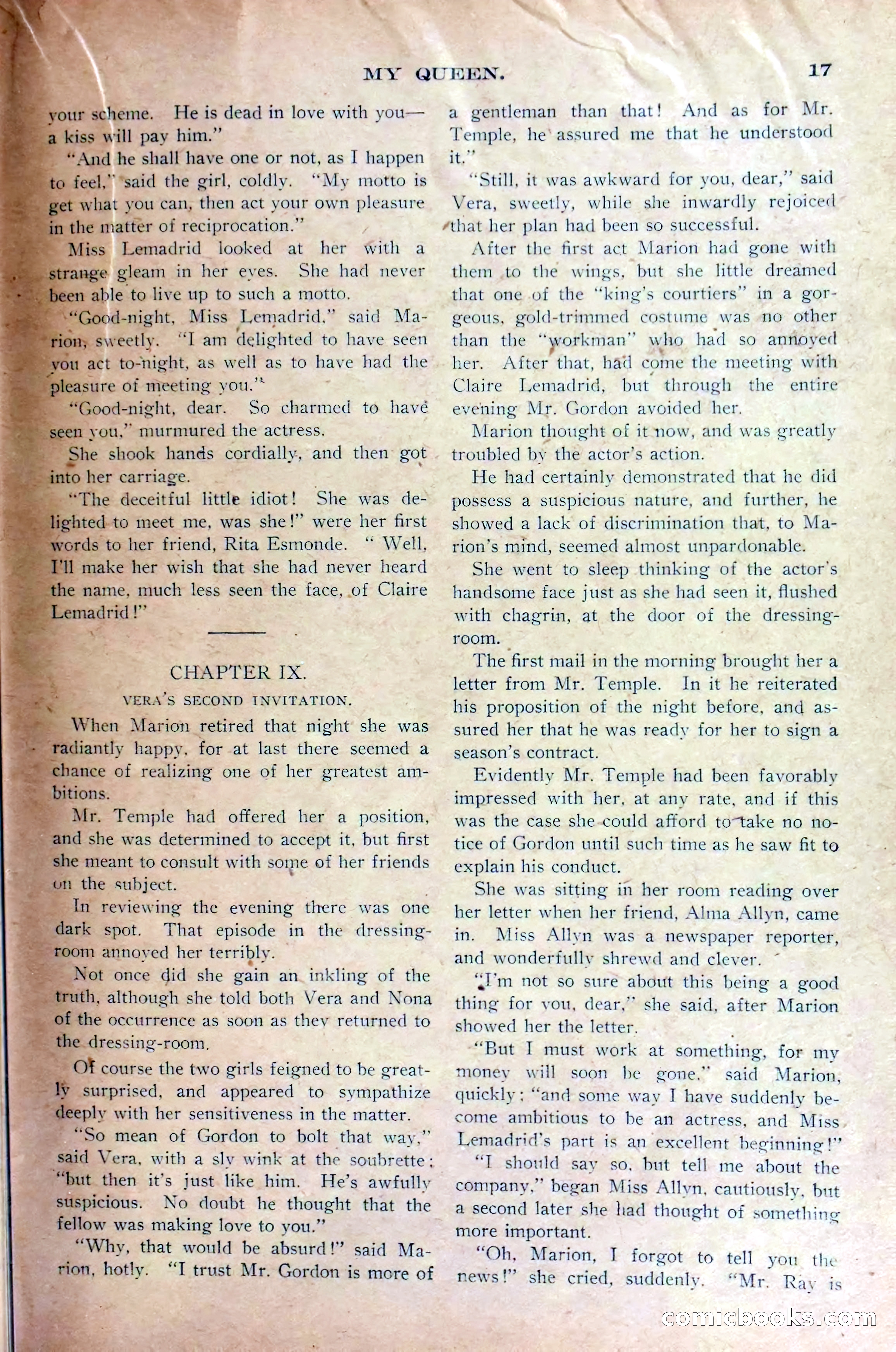 Marion Marlowe's Triumph, or, In Spite of Her Enemies — page 19 of 36