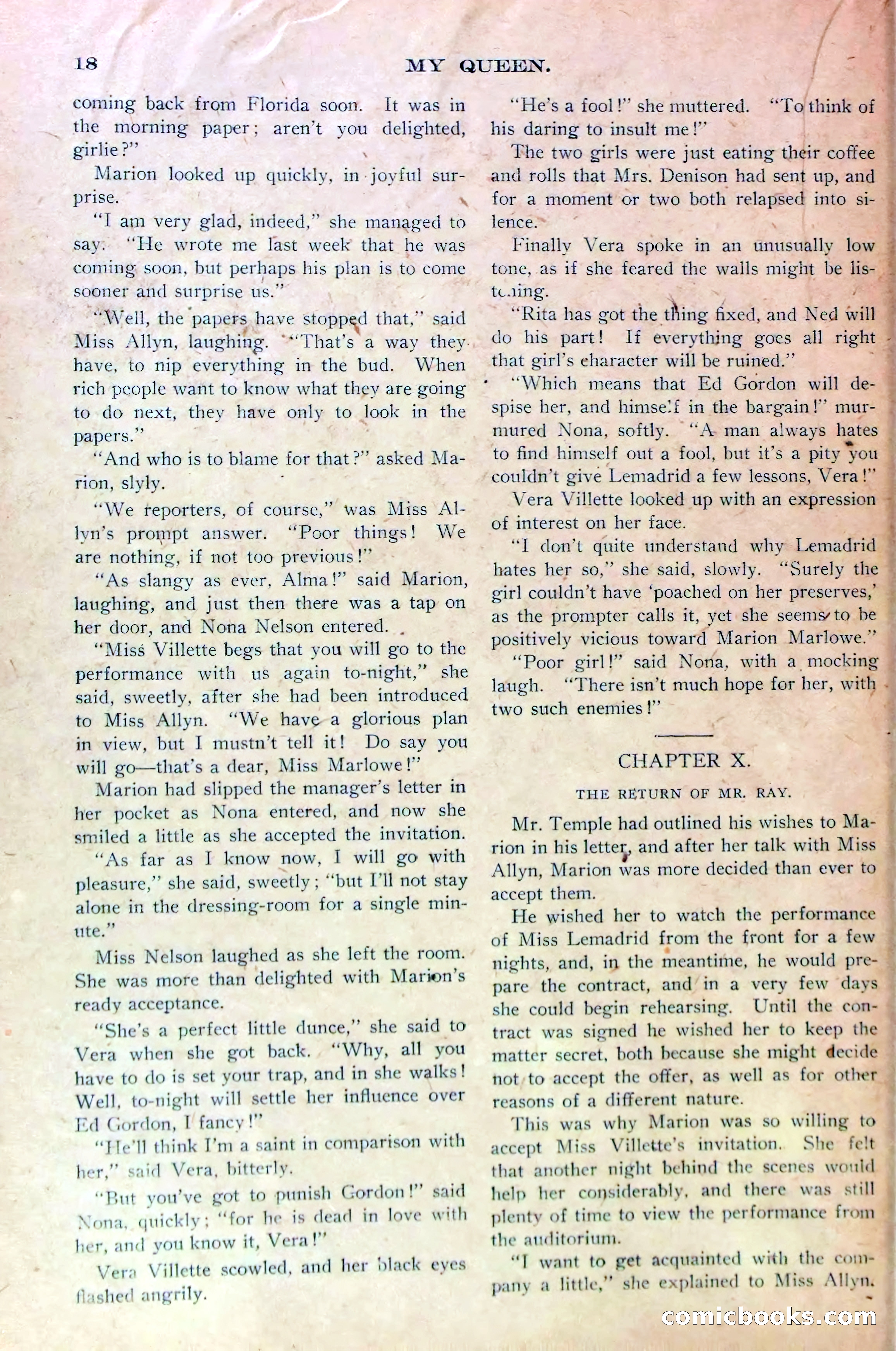 Marion Marlowe's Triumph, or, In Spite of Her Enemies — page 20 of 36