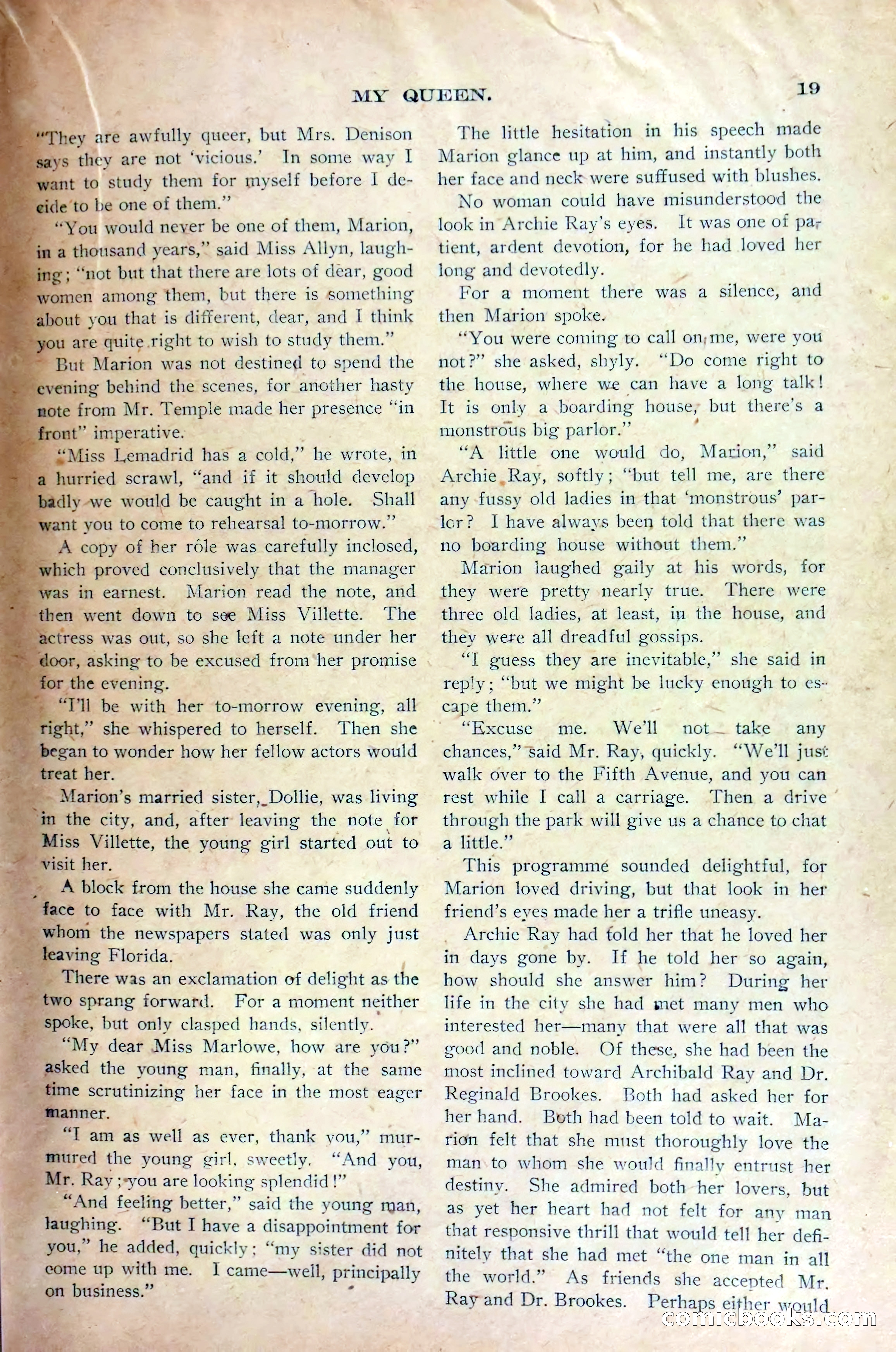 Marion Marlowe's Triumph, or, In Spite of Her Enemies — page 21 of 36