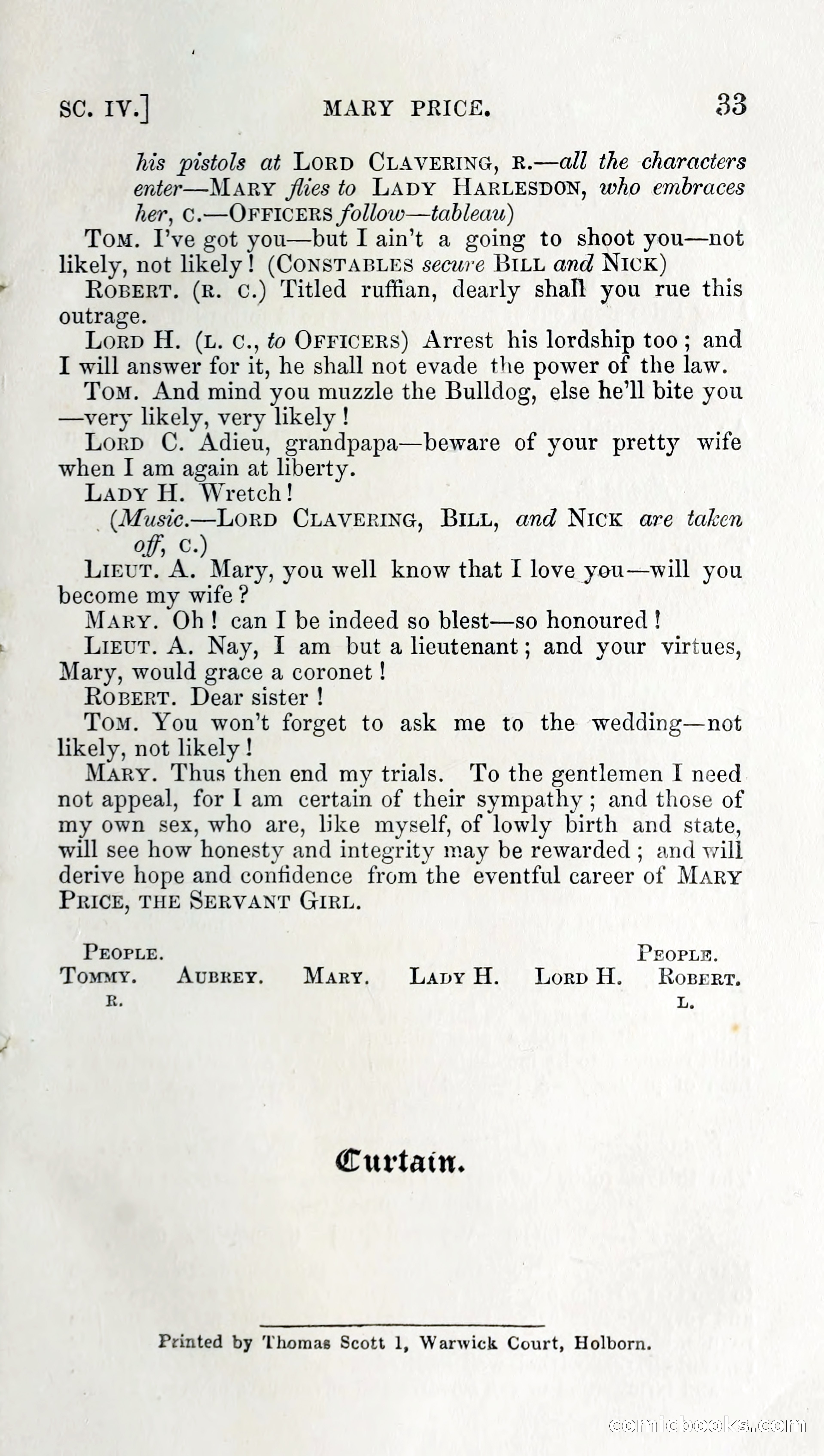 Mary Price; or, The Adventures of a Servant Girl — page 36 of 37