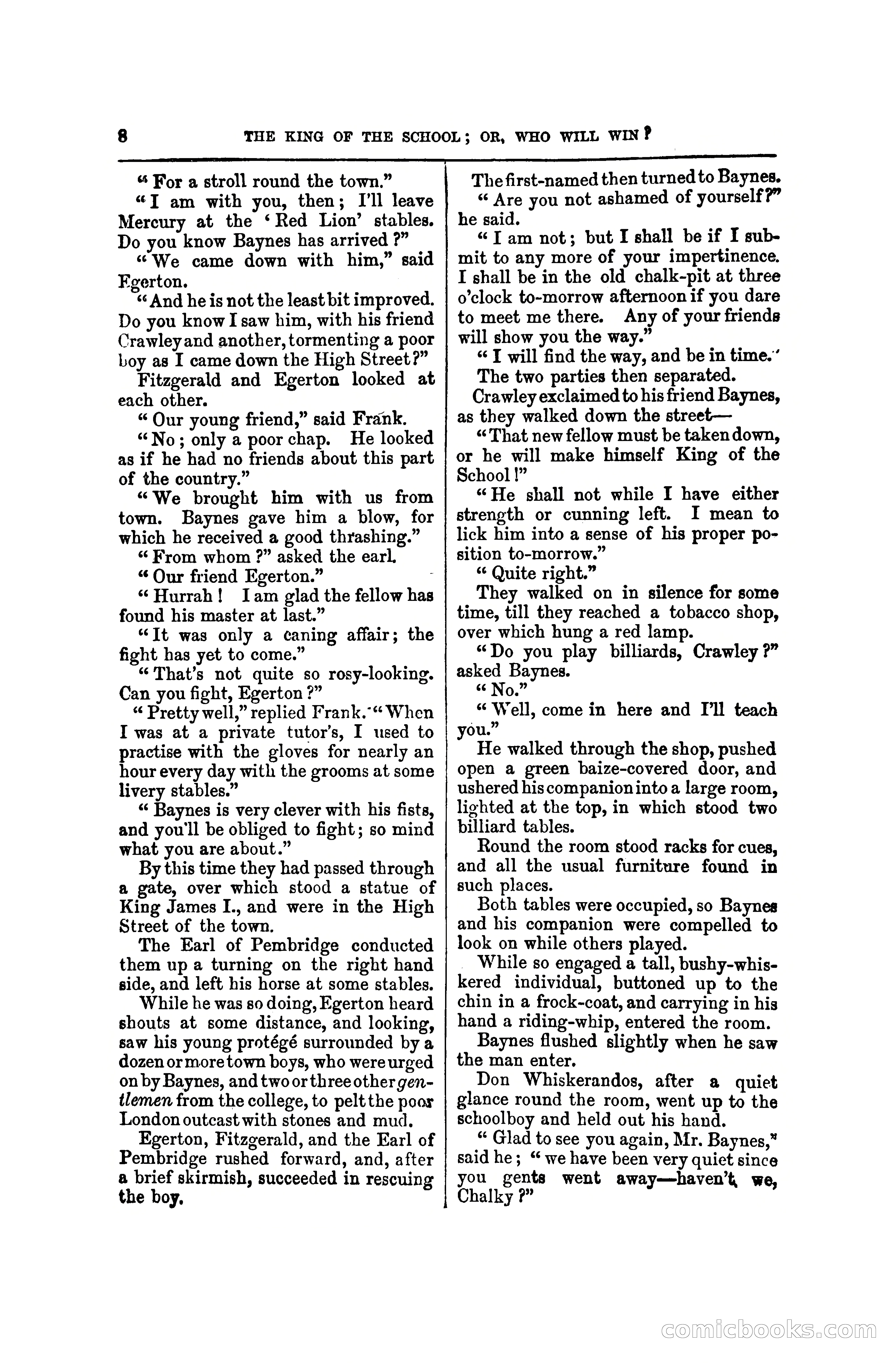 The King of the School, or, Who will Win? — page 14 of 150