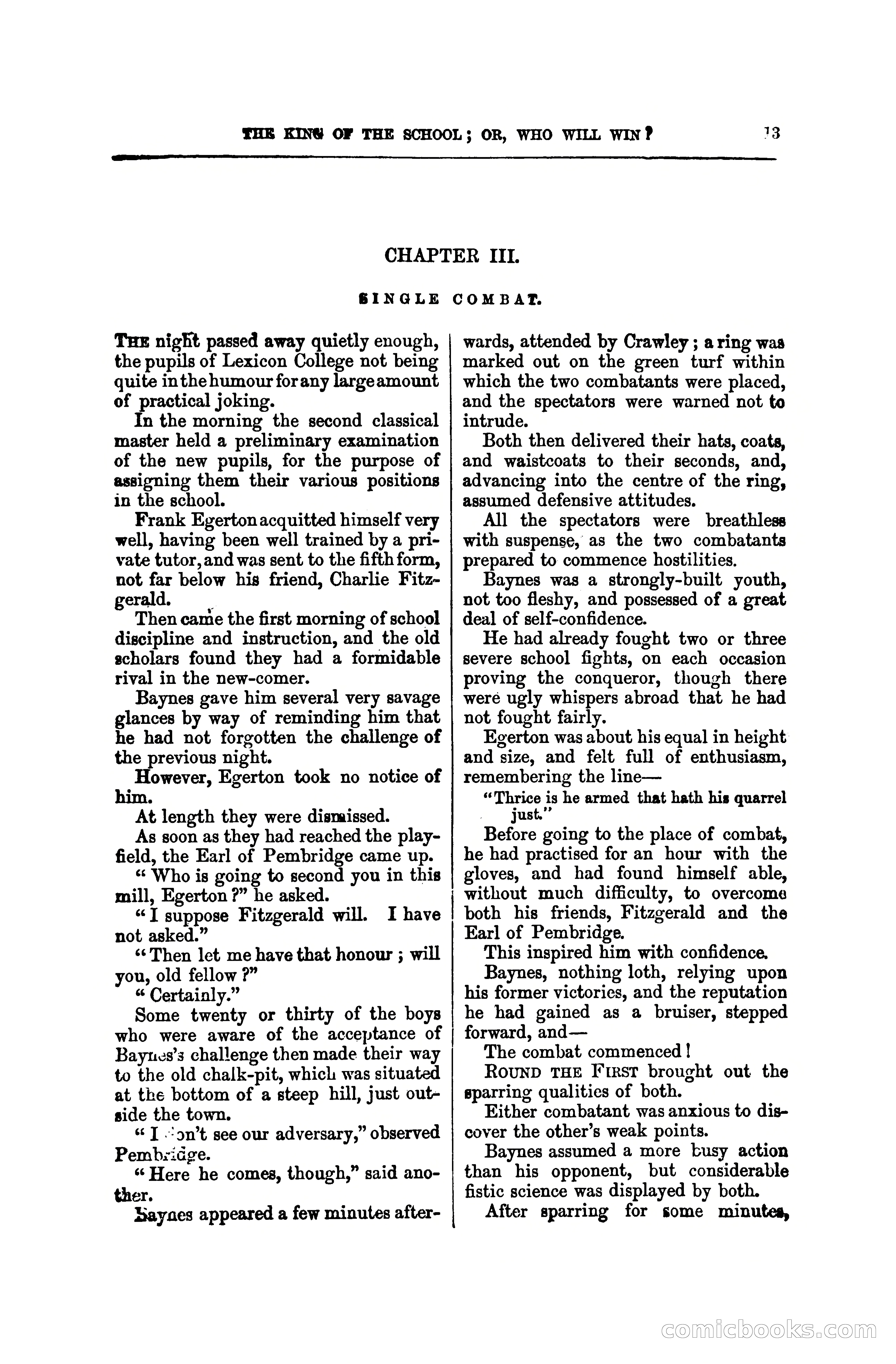 The King of the School, or, Who will Win? — page 19 of 150