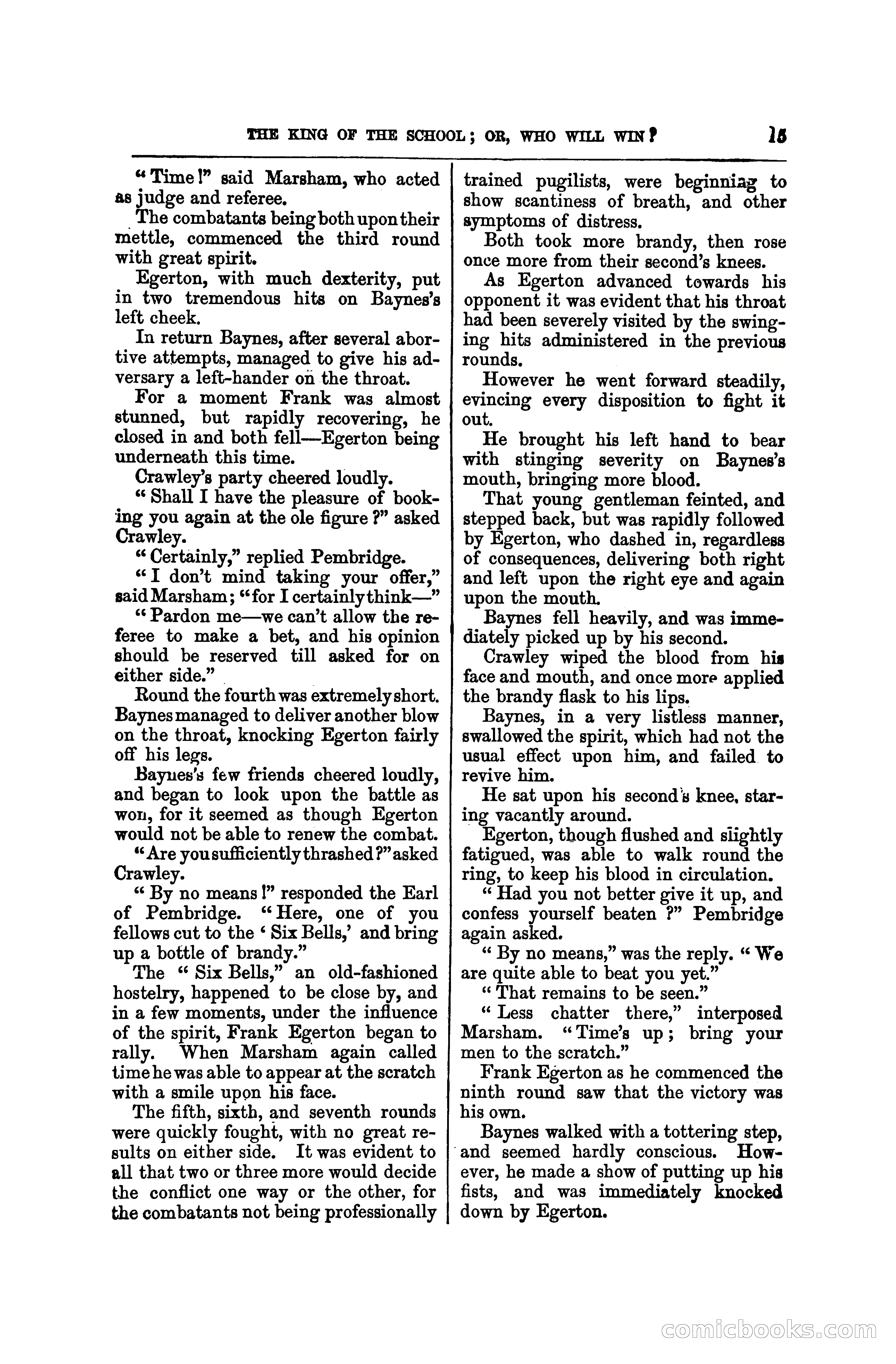The King of the School, or, Who will Win? — page 21 of 150