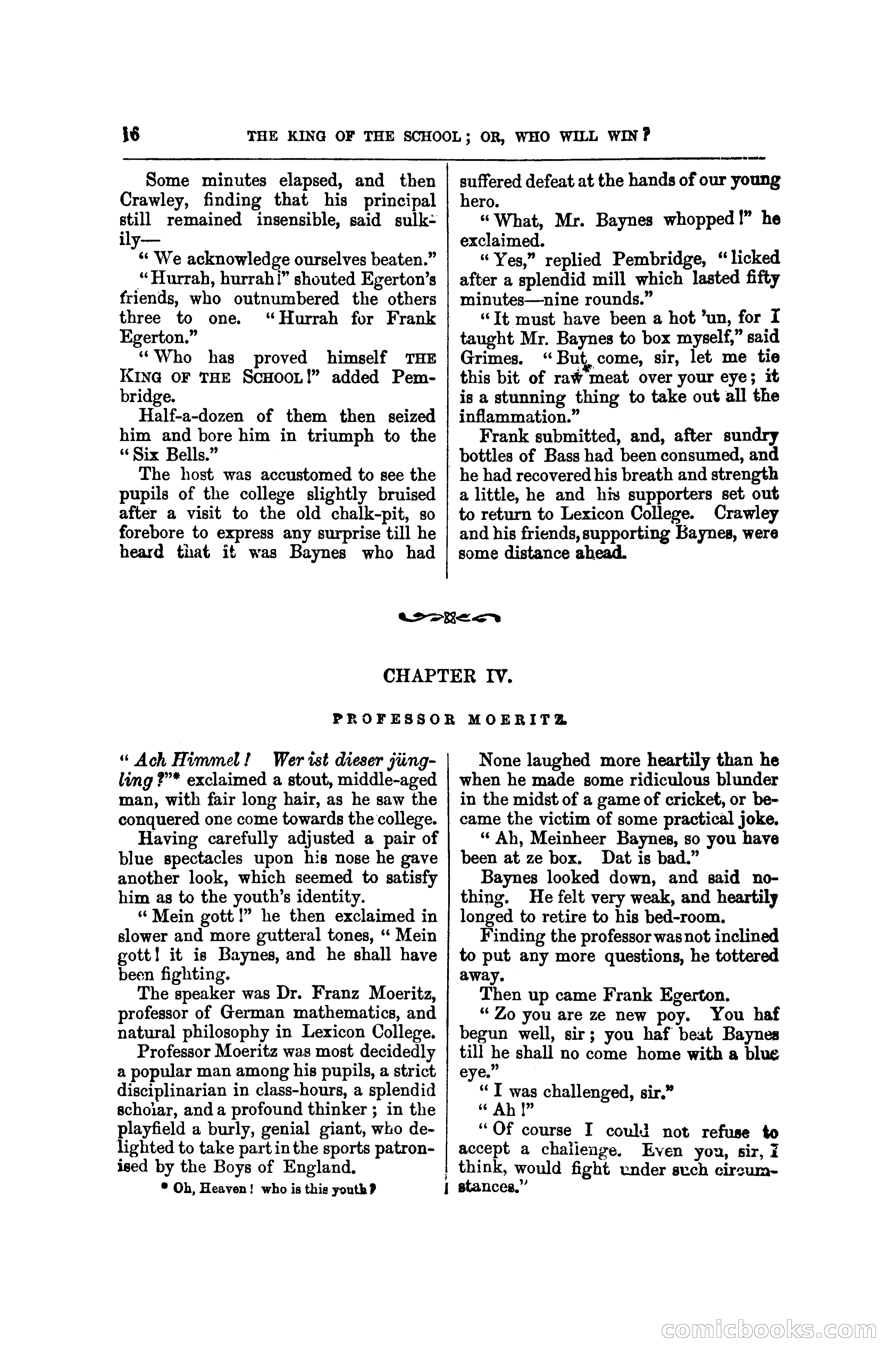 The King of the School, or, Who will Win? — page 22 of 150