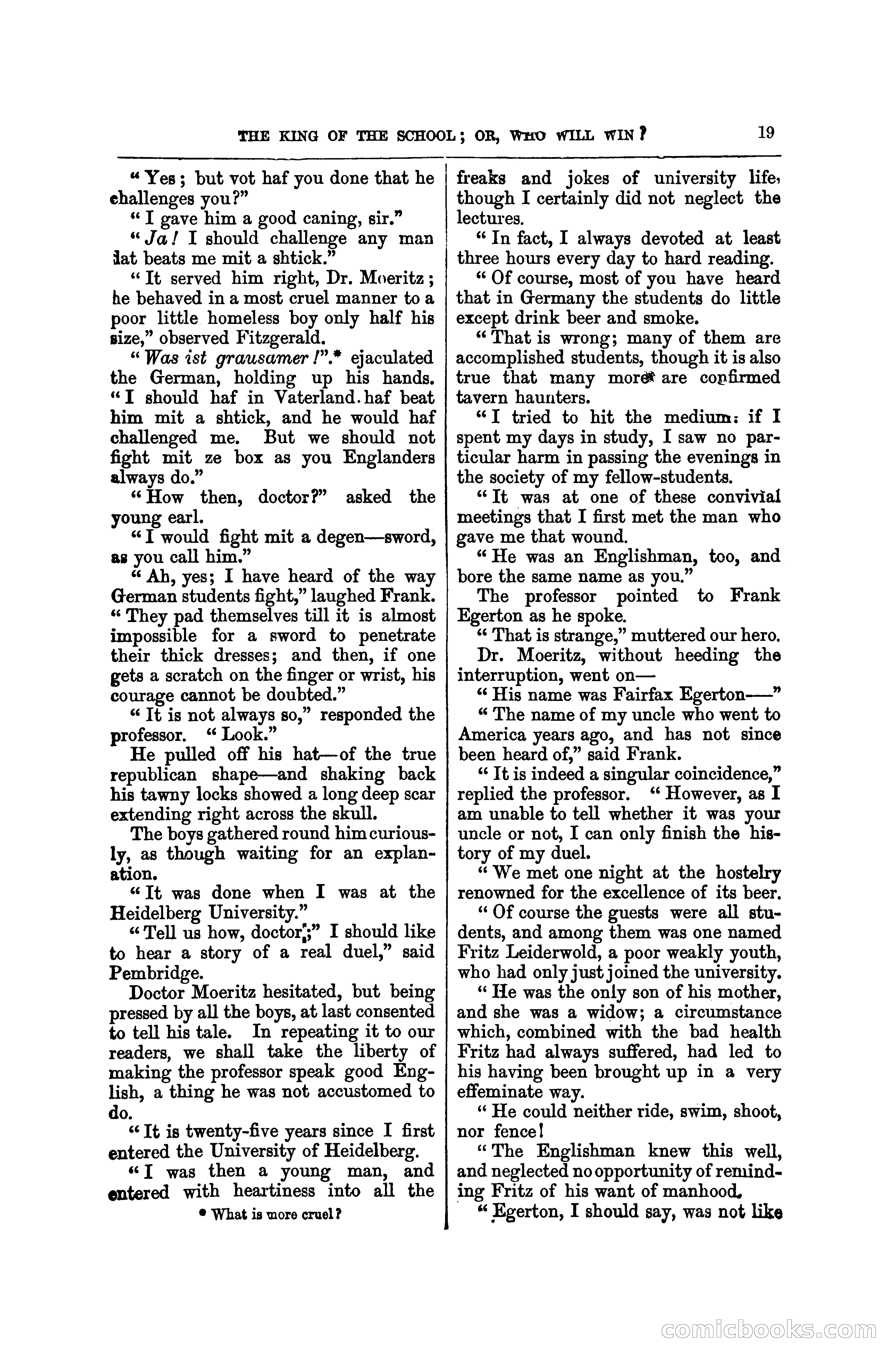 The King of the School, or, Who will Win? — page 25 of 150