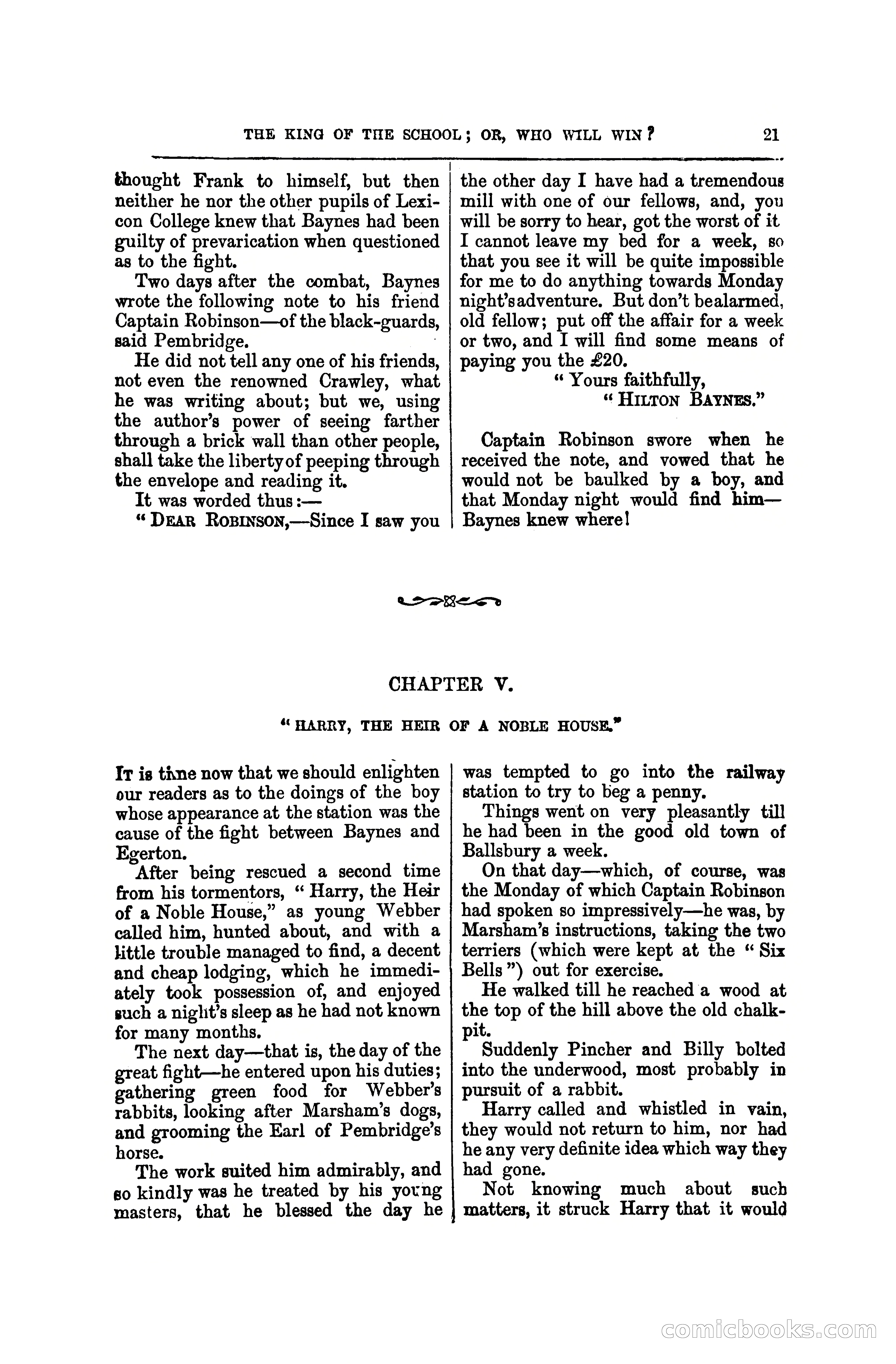 The King of the School, or, Who will Win? — page 27 of 150