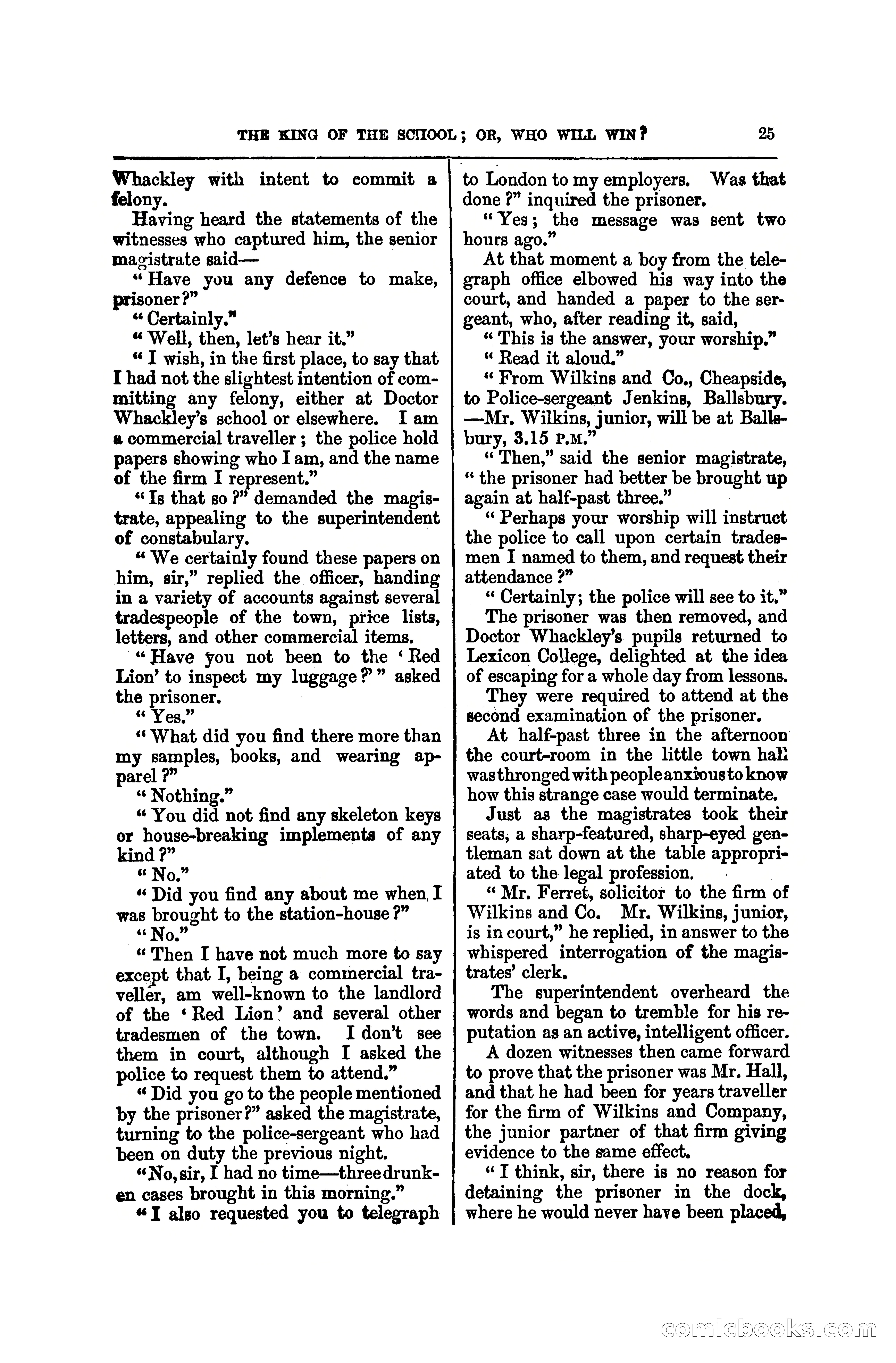 The King of the School, or, Who will Win? — page 31 of 150